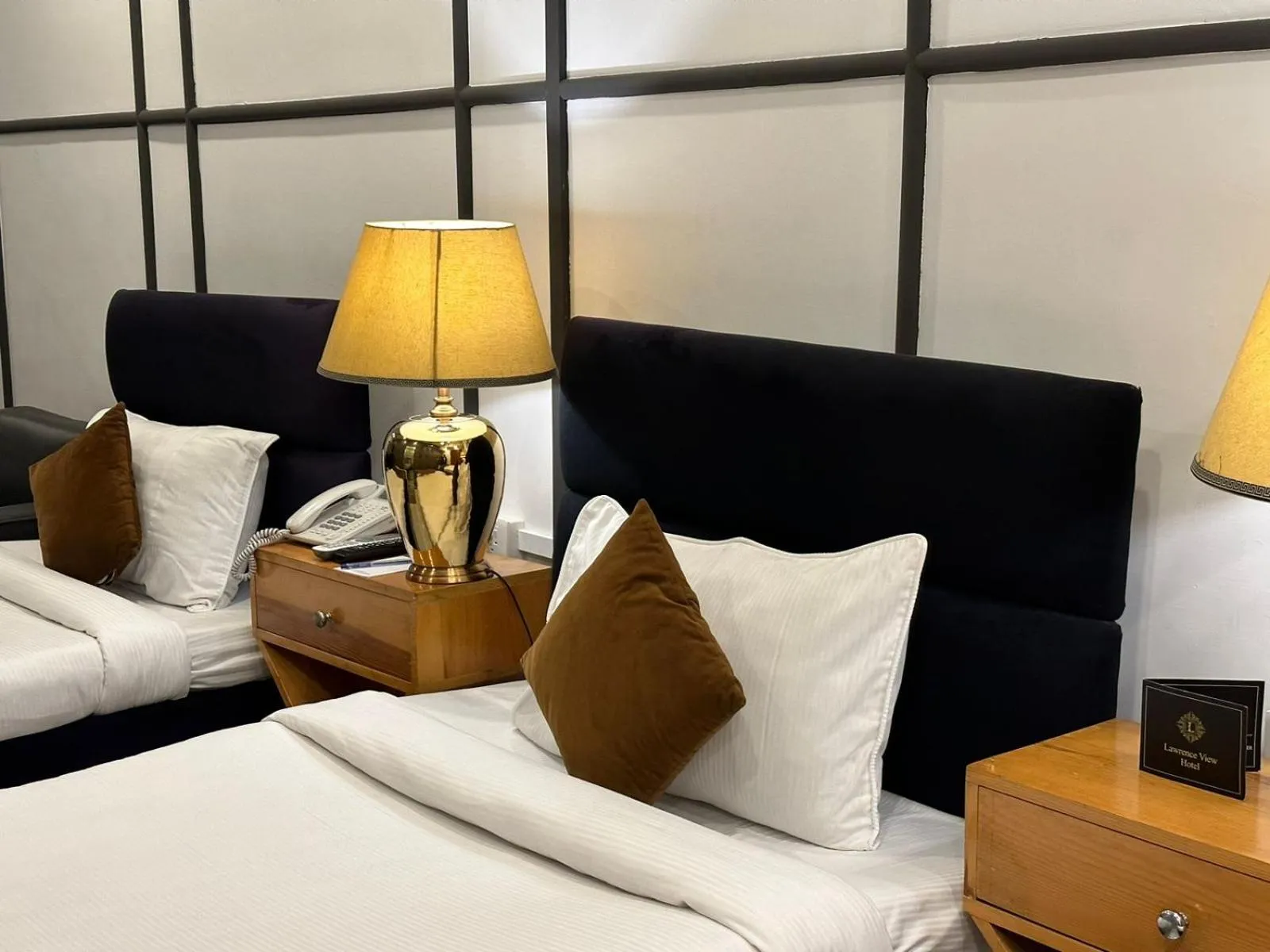 Bed in Lawrence View Hotel, Lahore