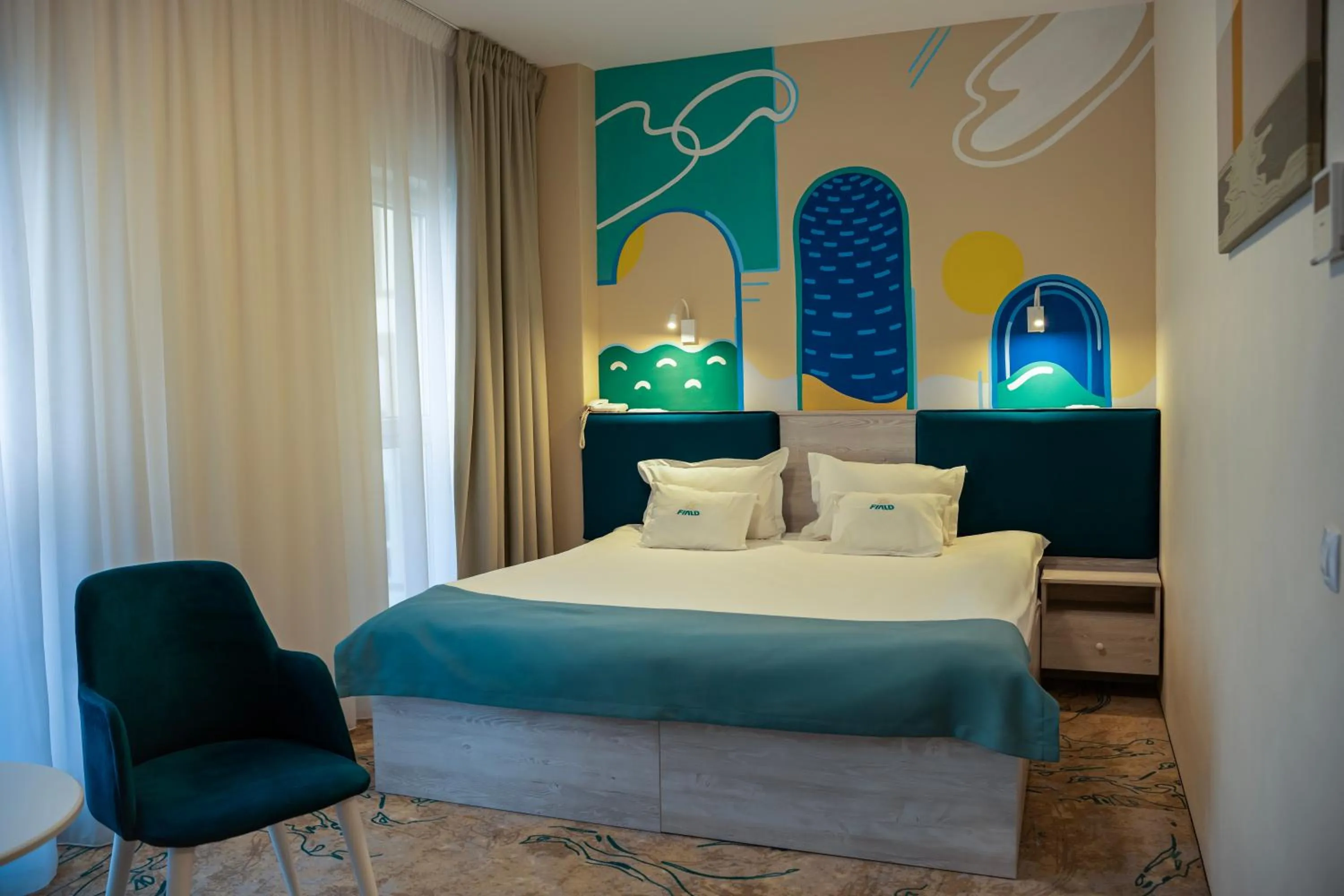 Bed in Fiald Hotel & Spa