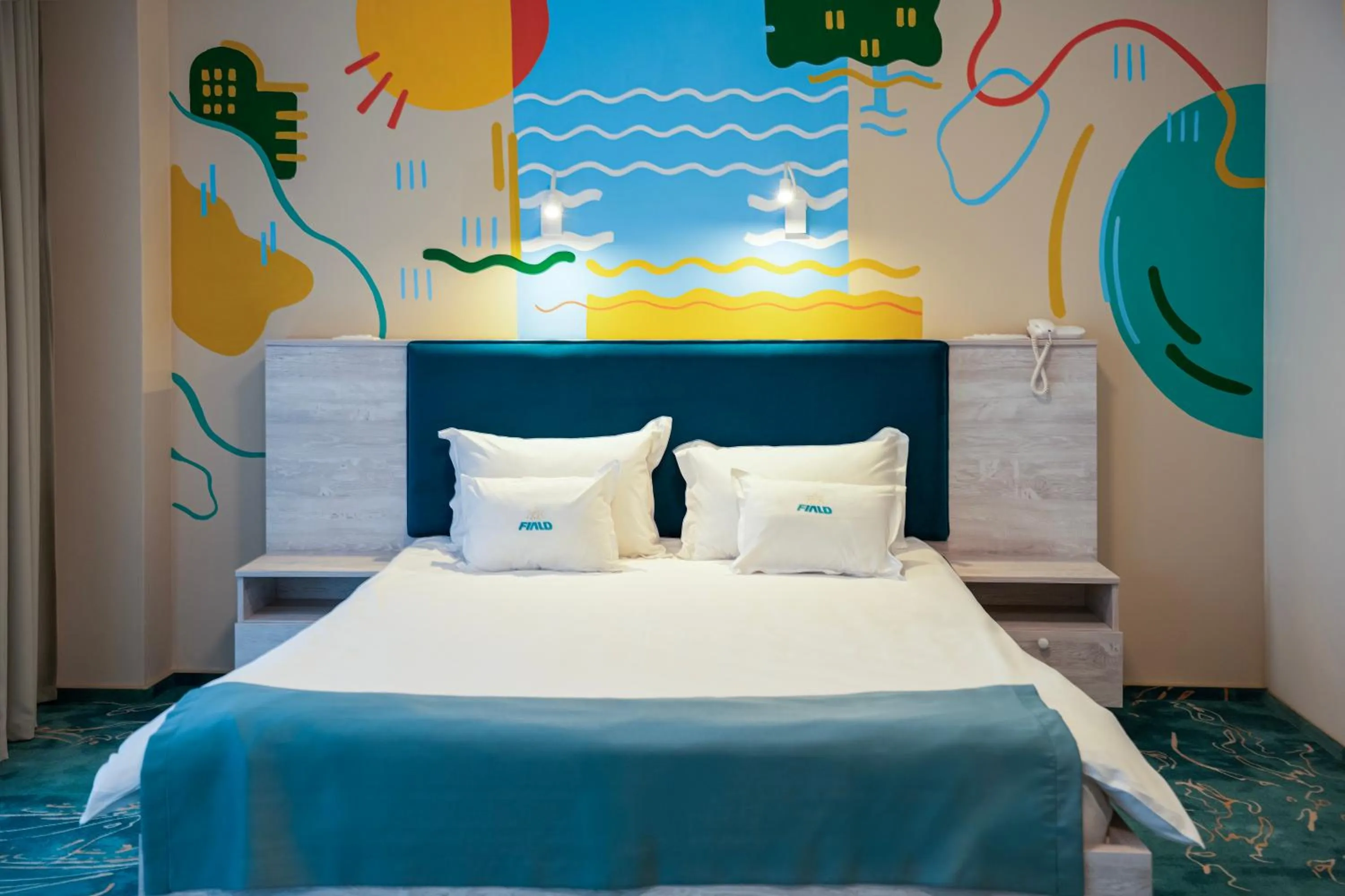 Bed in Fiald Hotel & Spa