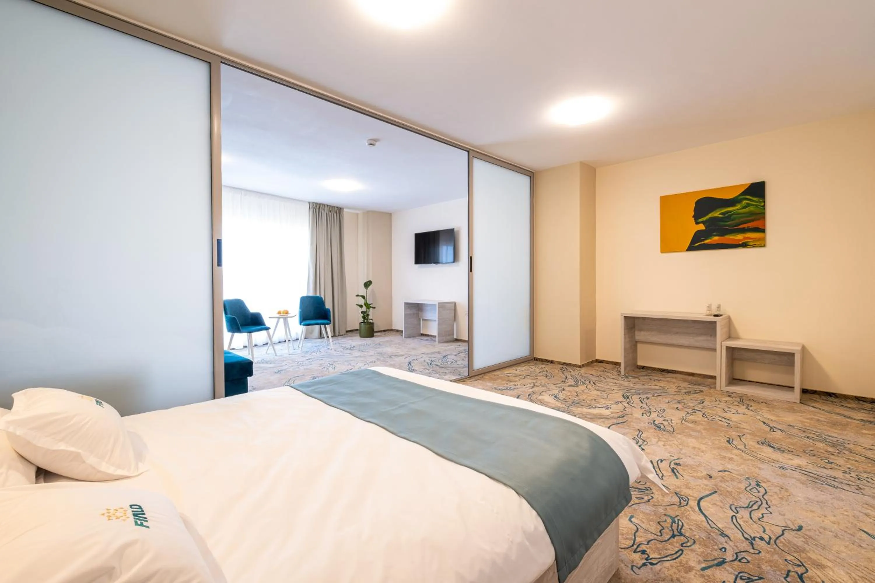 Bed in Fiald Hotel & Spa