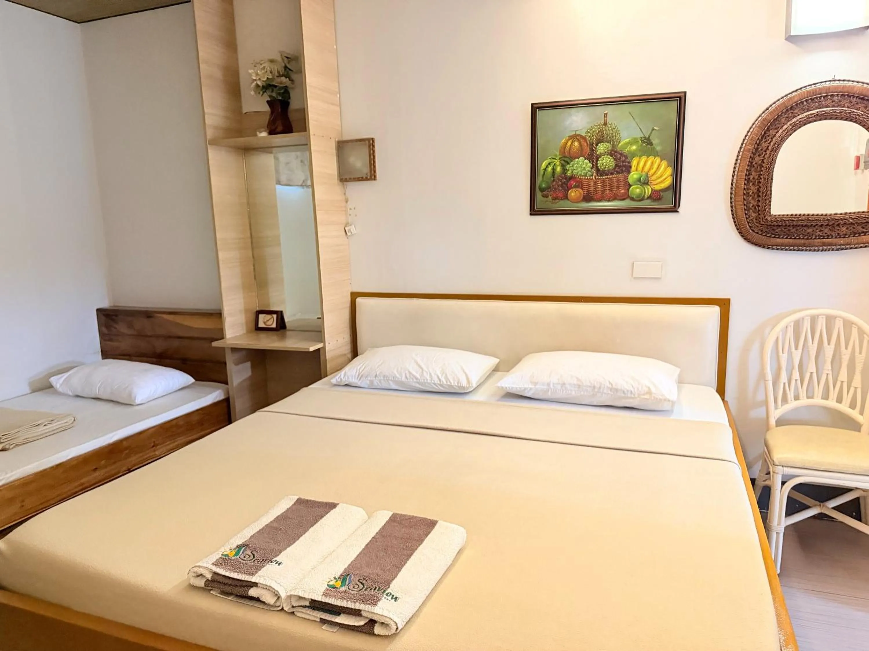 Bed in SEAVIEW BEACH RESORT