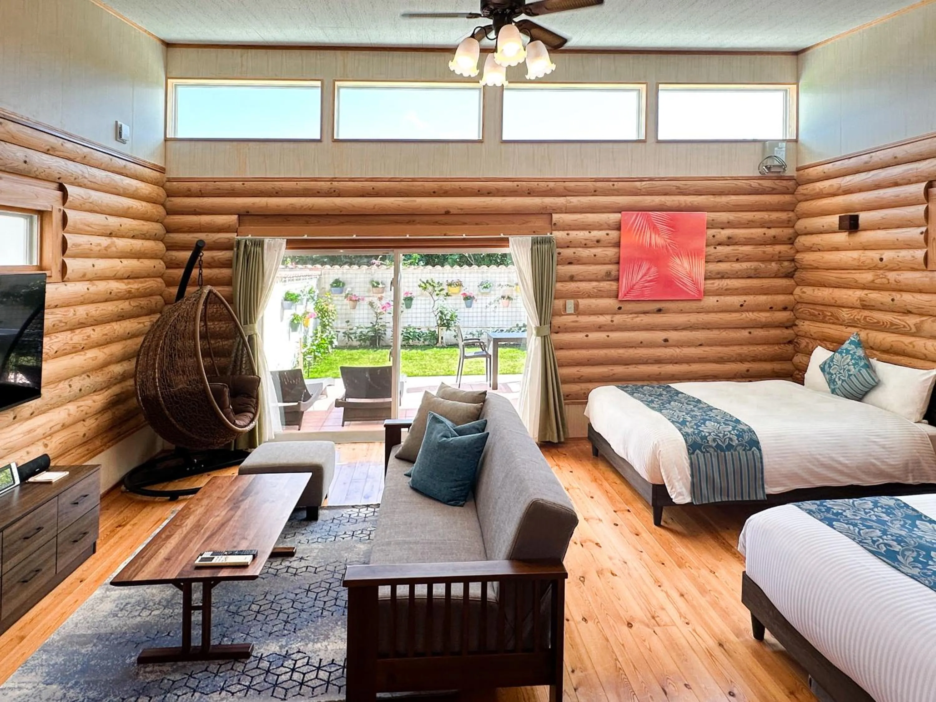 Bed in Tabino Hotel Villa Miyakojima