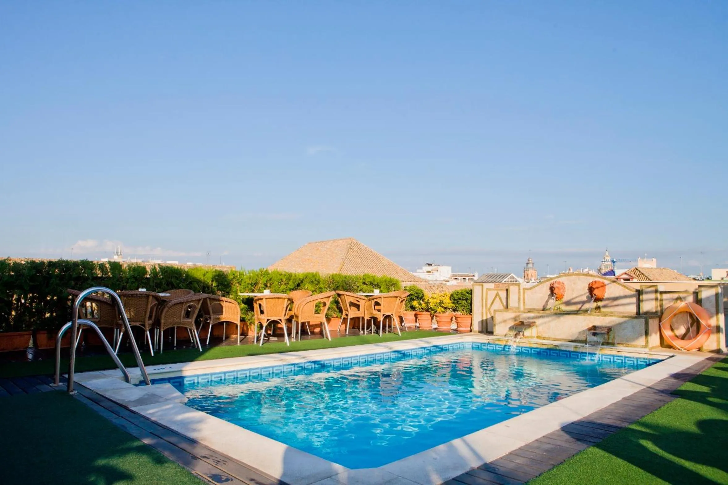 Balcony/Terrace in Hotel Doña María
