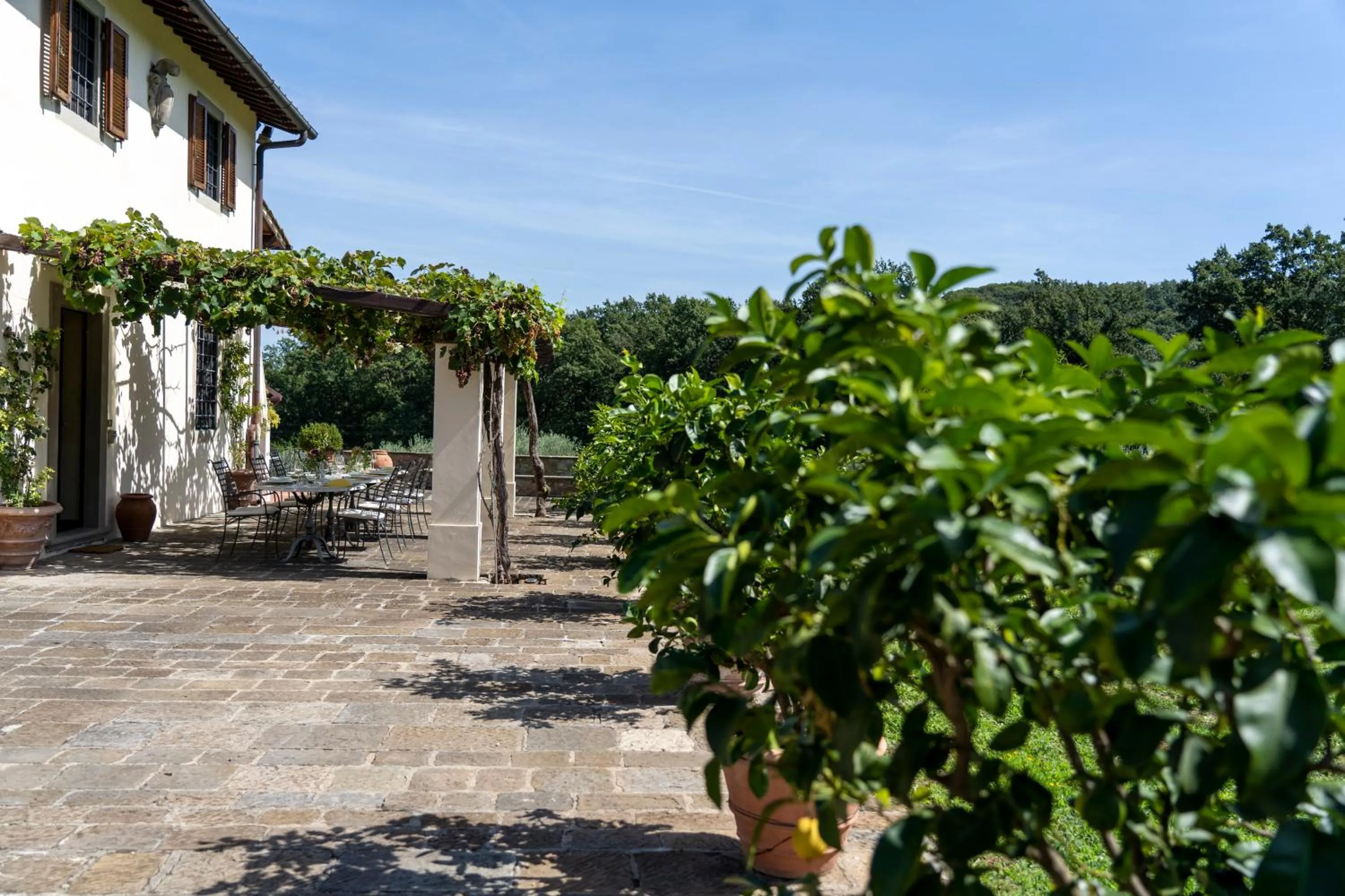 Patio in Tenuta le Viste - panoramic Villa