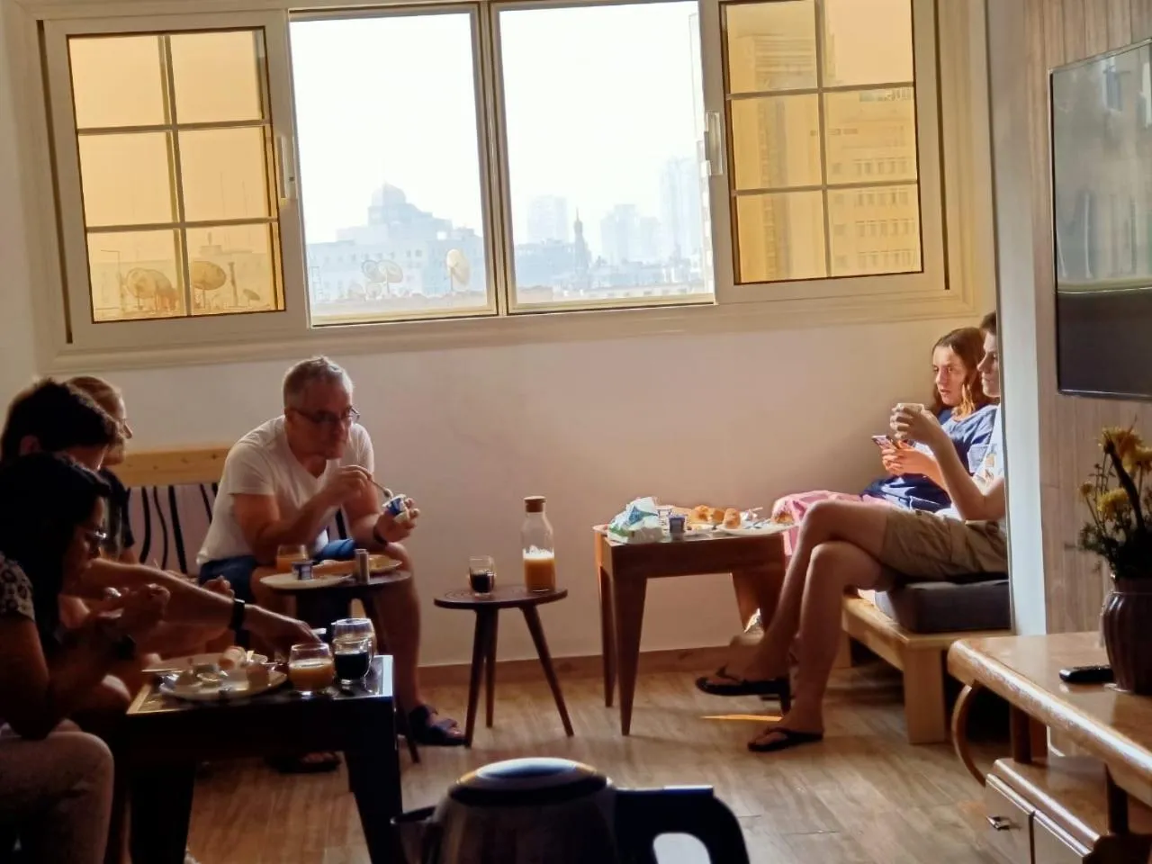 Breakfast in Champollion Hostel