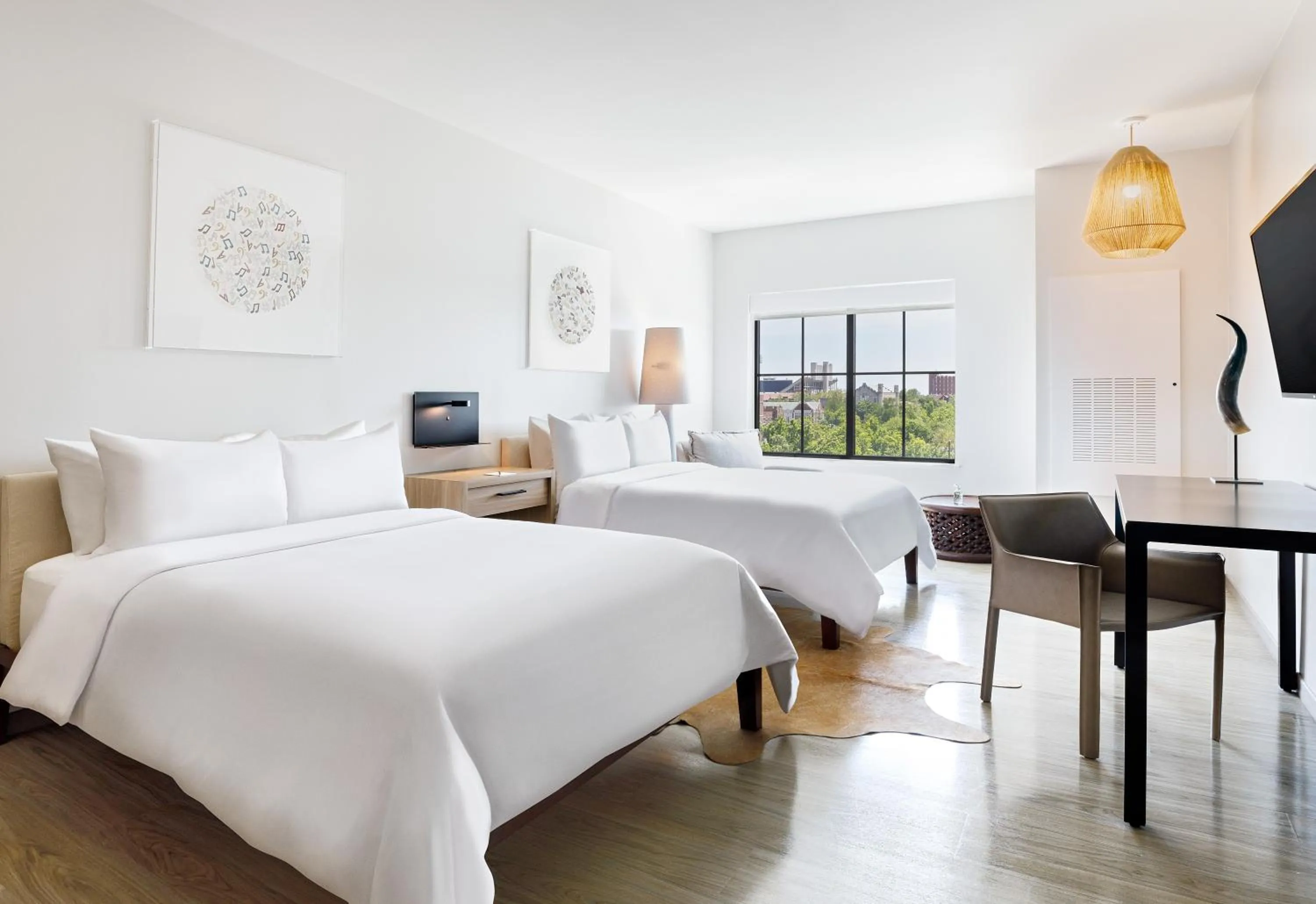 Bed in NOUN Hotel, Norman, a Tribute Portfolio Hotel