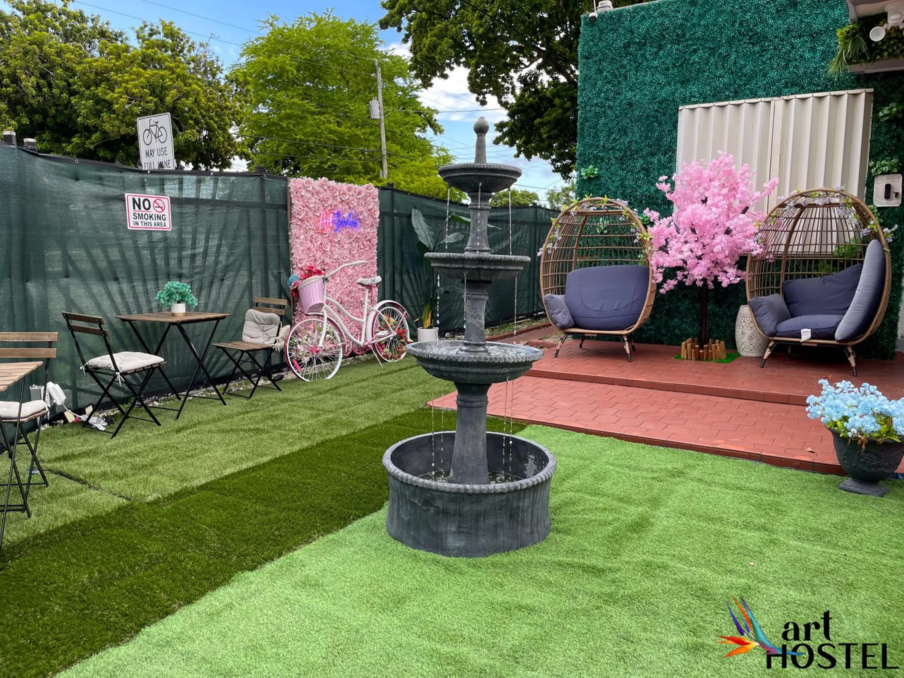 Patio in Summer Gardens