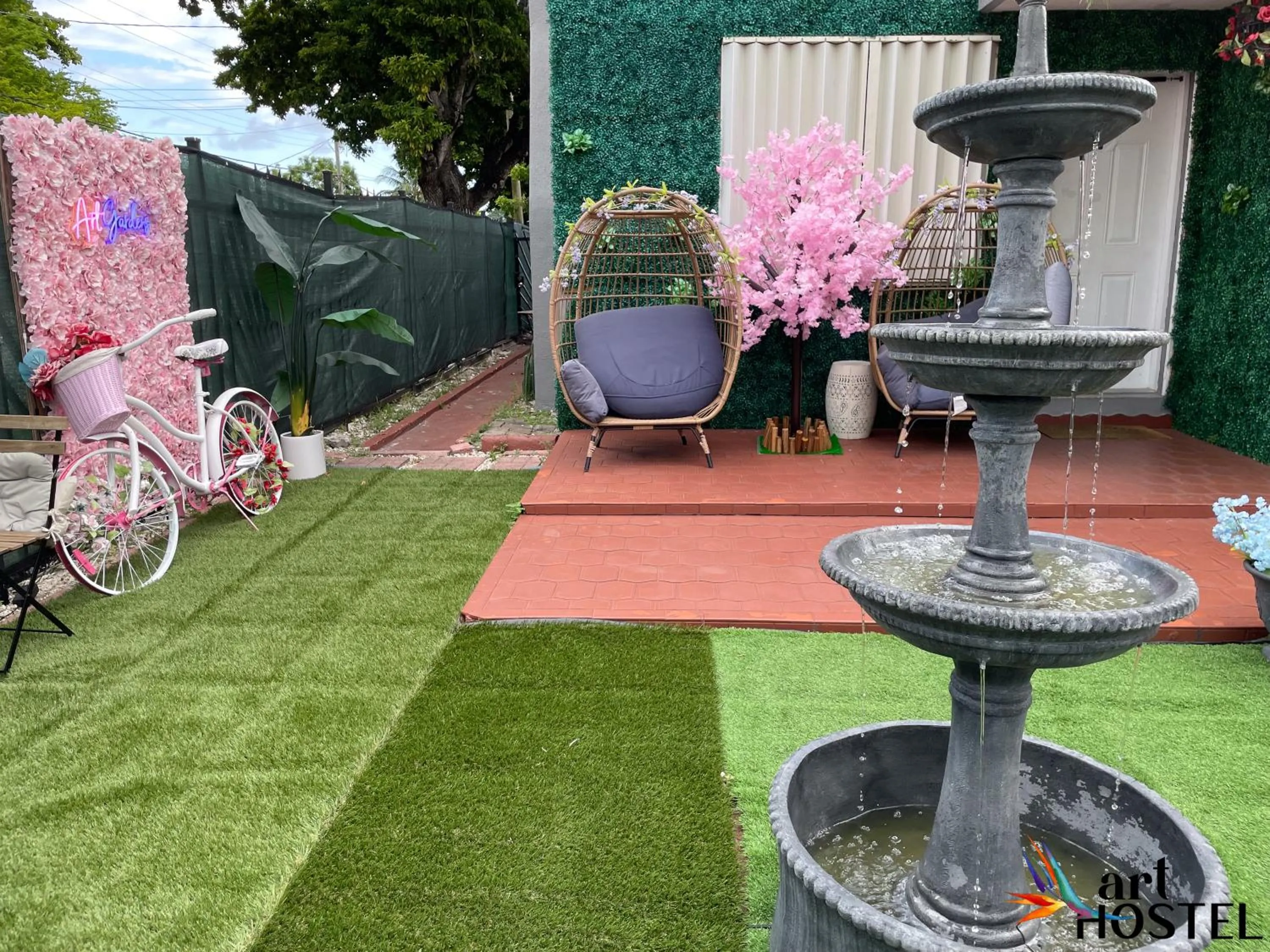 Patio in Summer Gardens