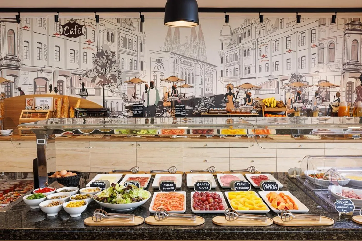 Breakfast in Hotel Ronda Lesseps