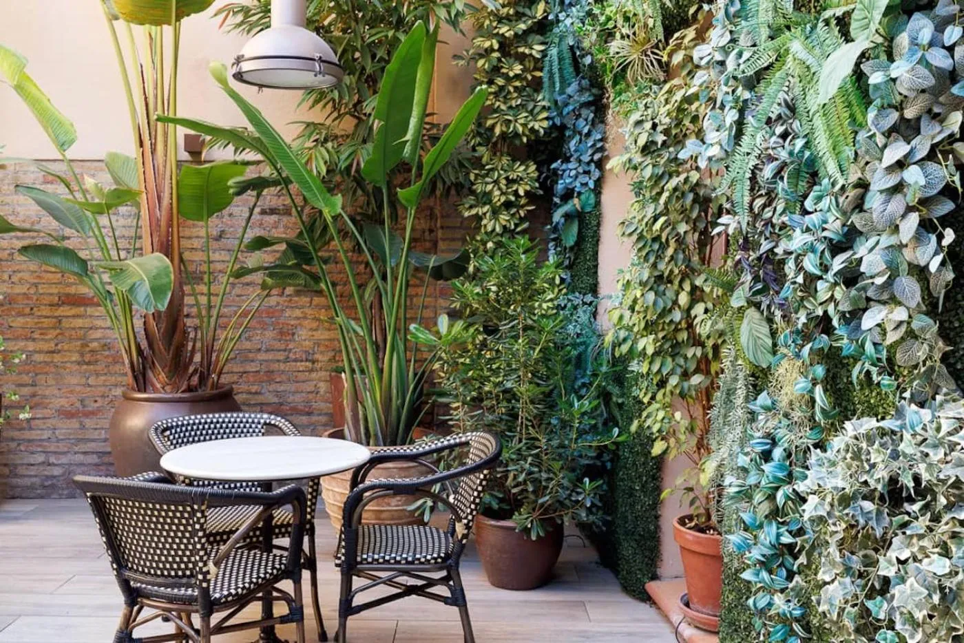 Patio in Hotel Ronda Lesseps