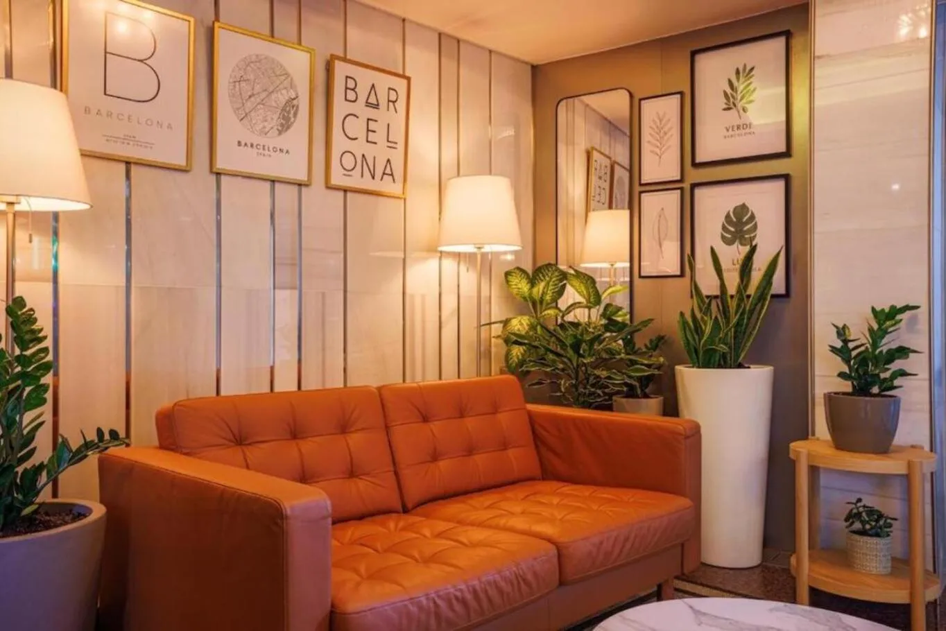 Living room in Hotel Ronda Lesseps