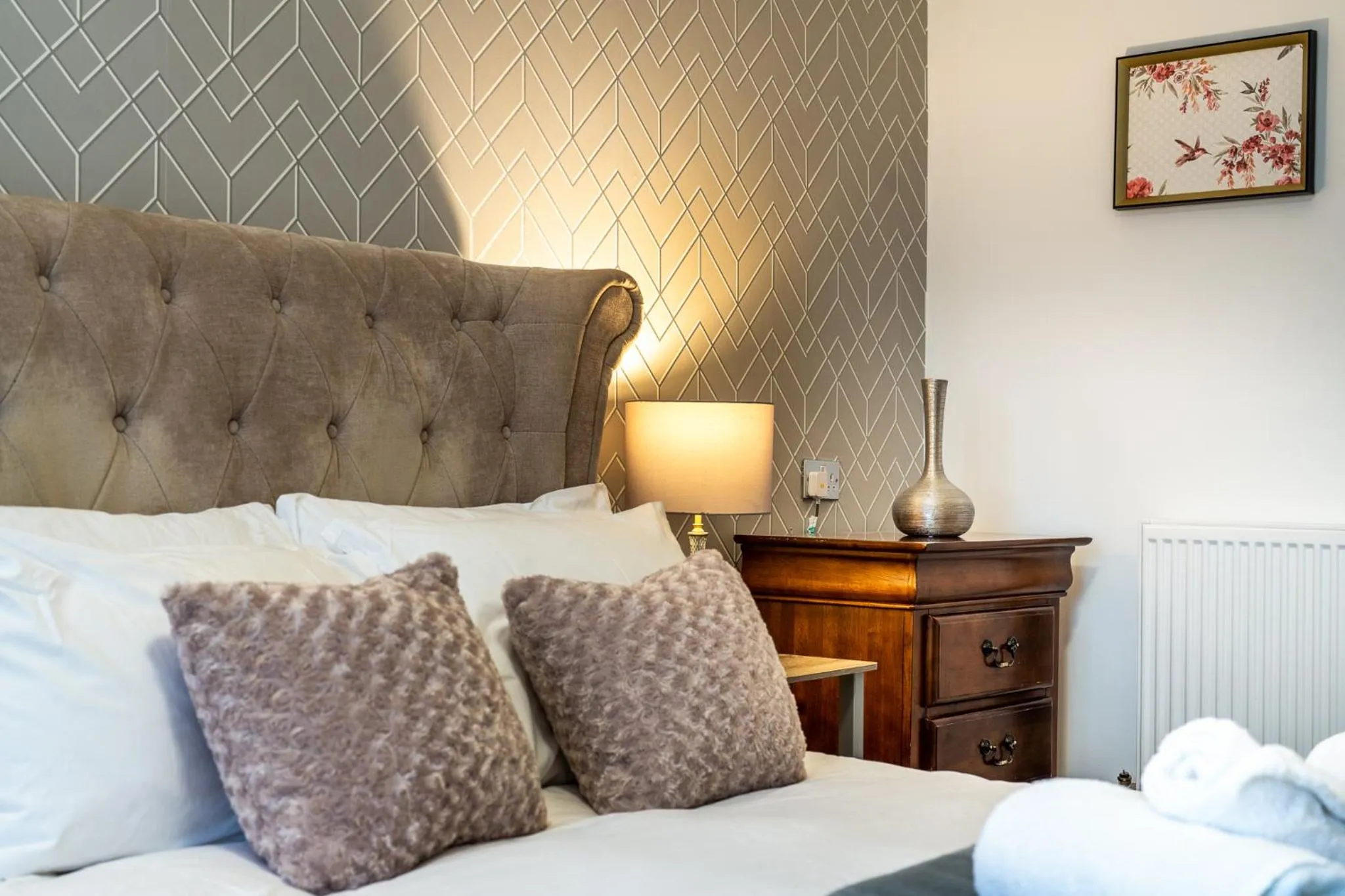 Bedroom, Bed in The Berry Boutique