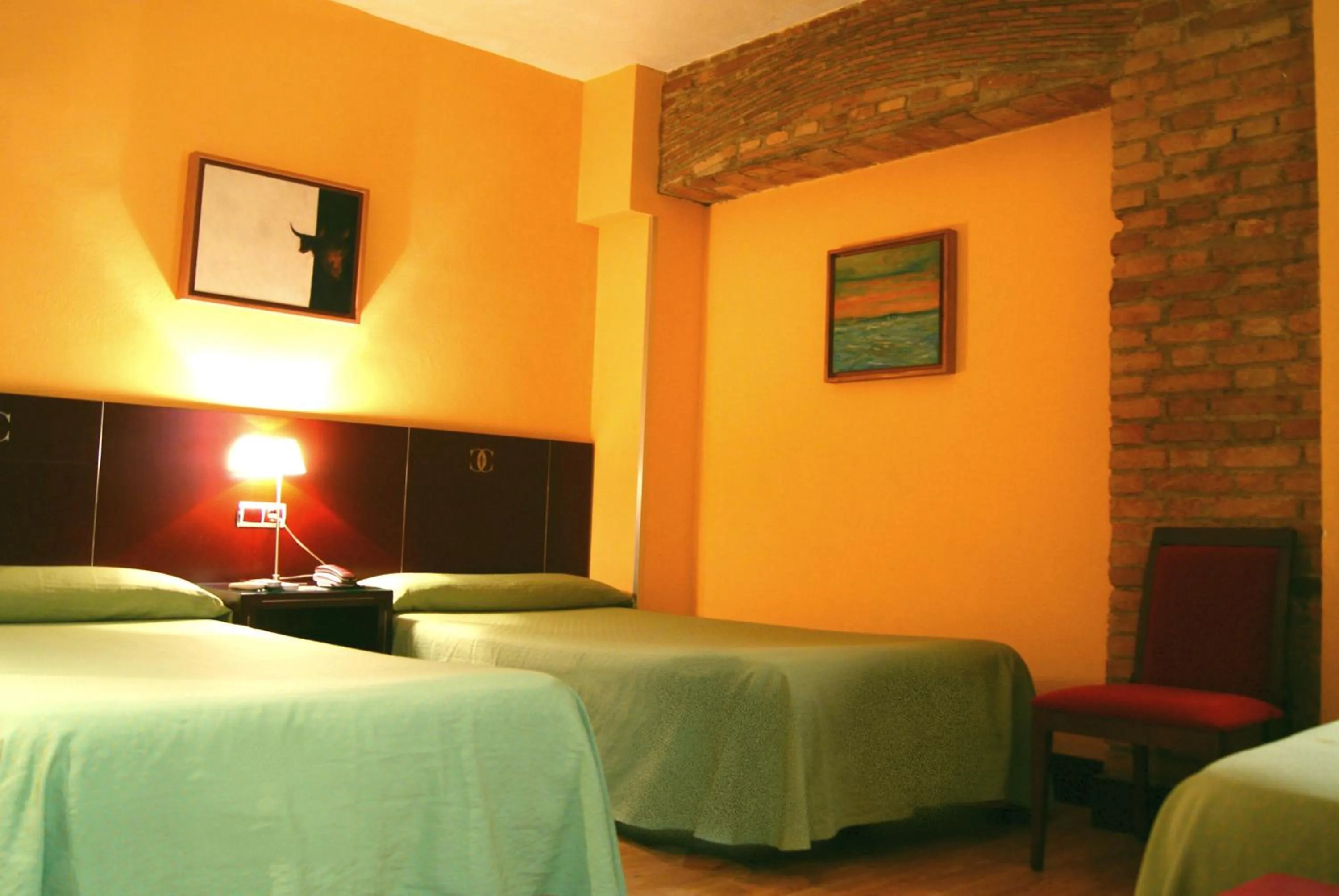 Bed in Hotel Carlos V