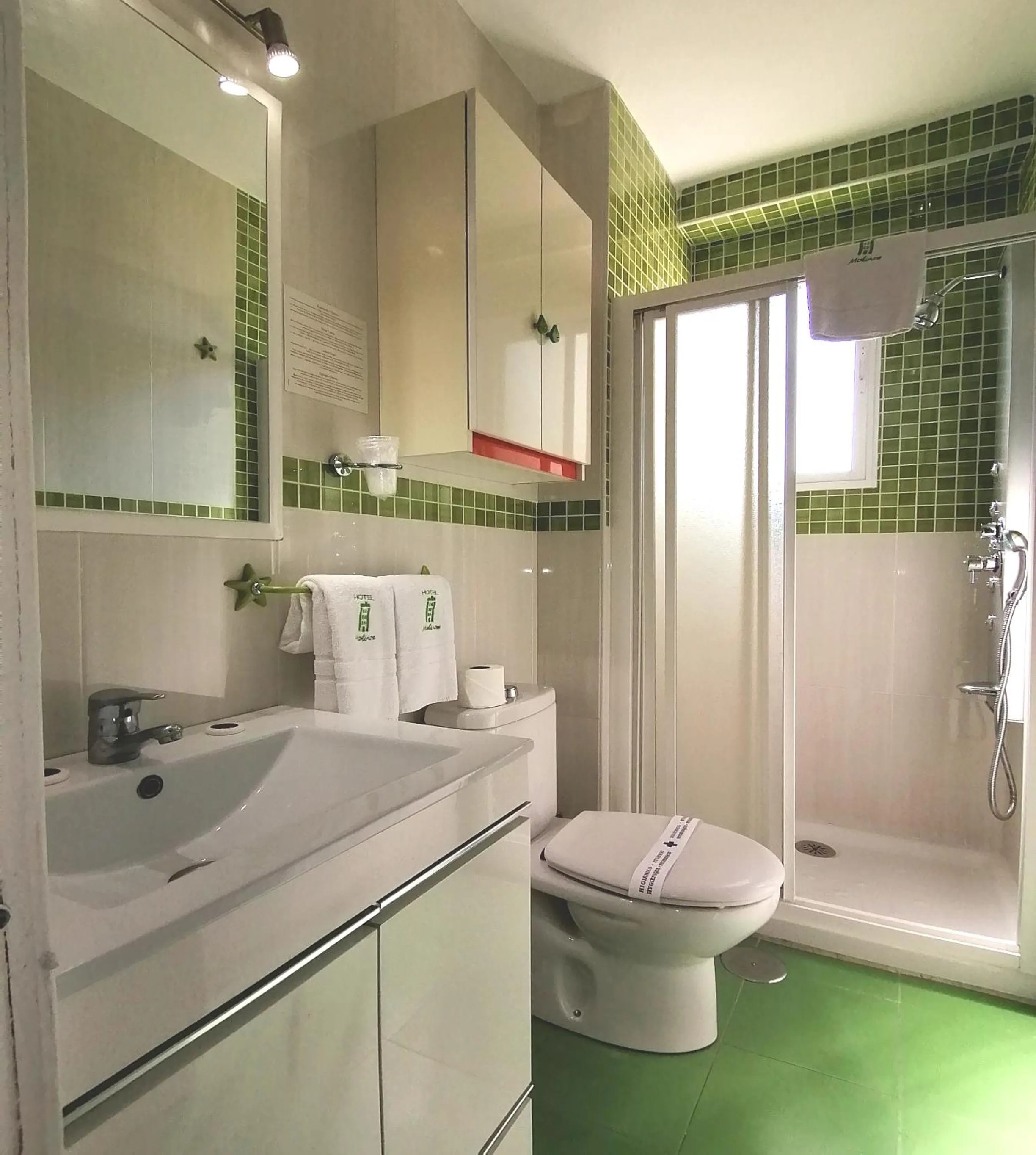 Bathroom in Hotel Molinos