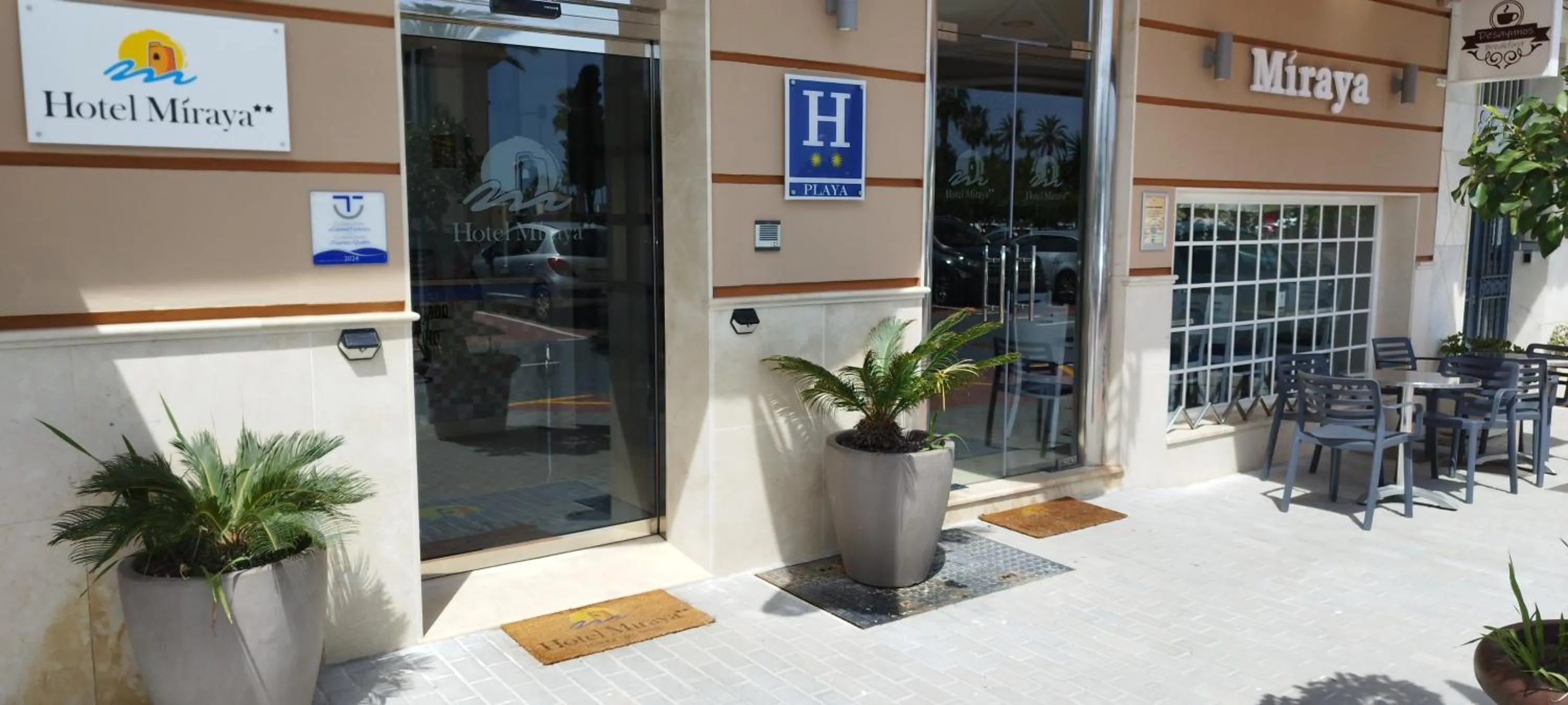 Decorative detail in Hotel Miraya Beach