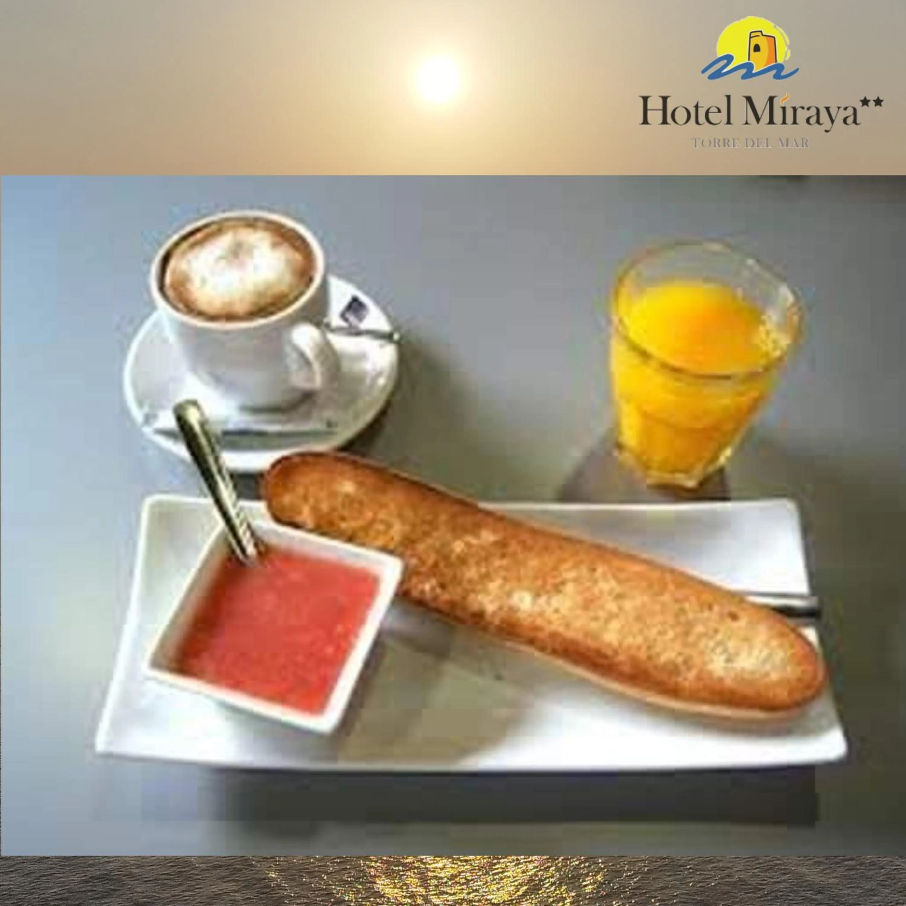 Breakfast in Hotel Miraya Beach