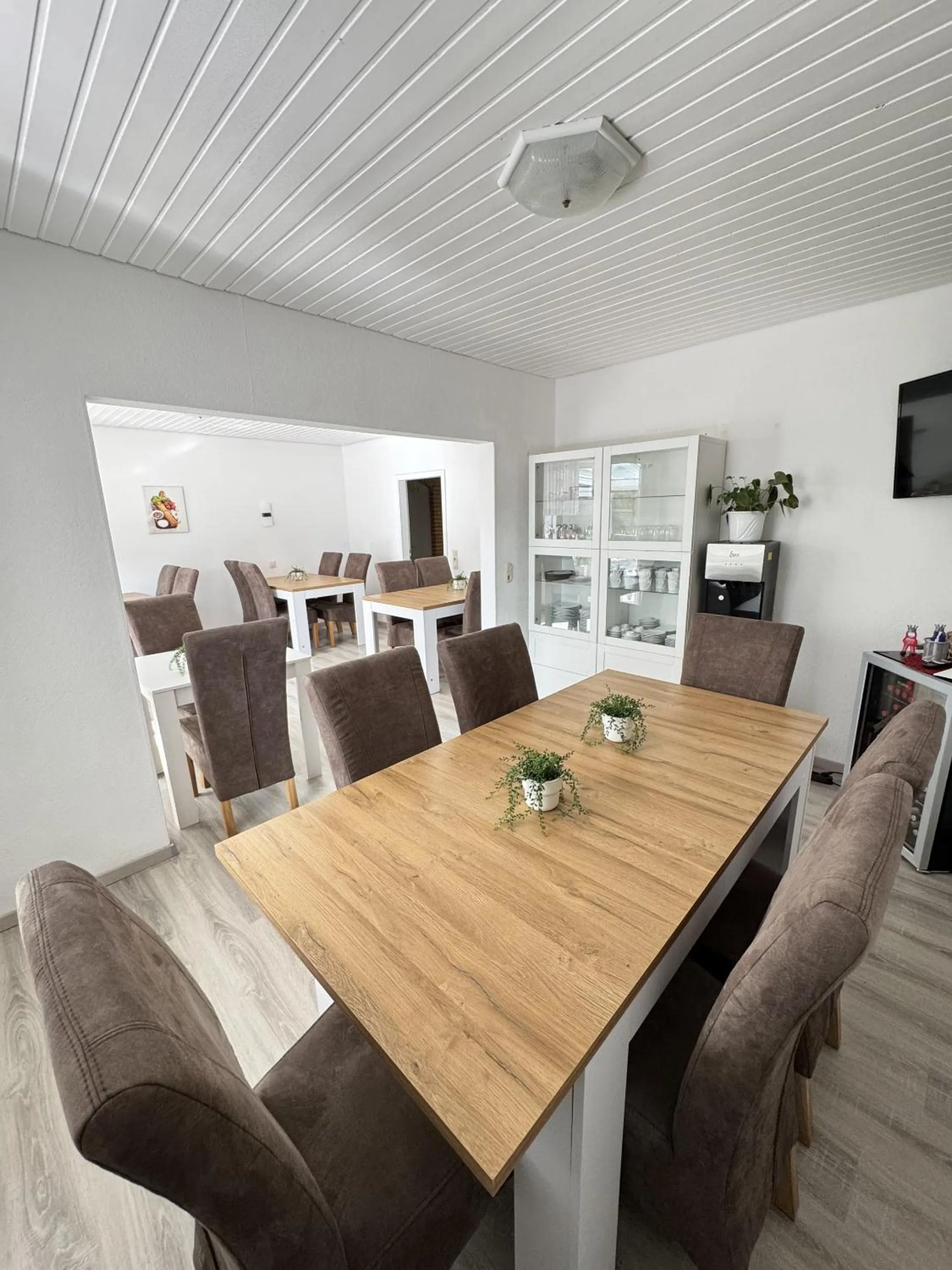 Dining area in Hotel Pension Petra