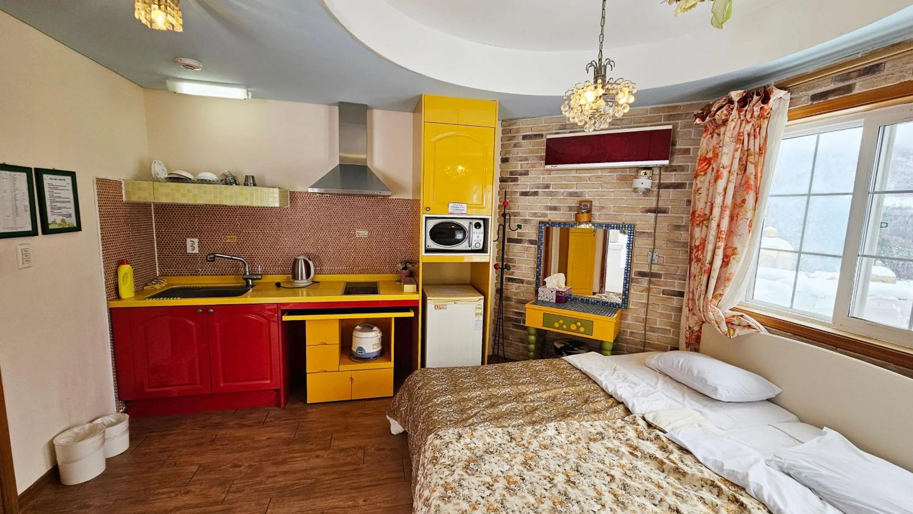 Bed in Elf Resort Hotel