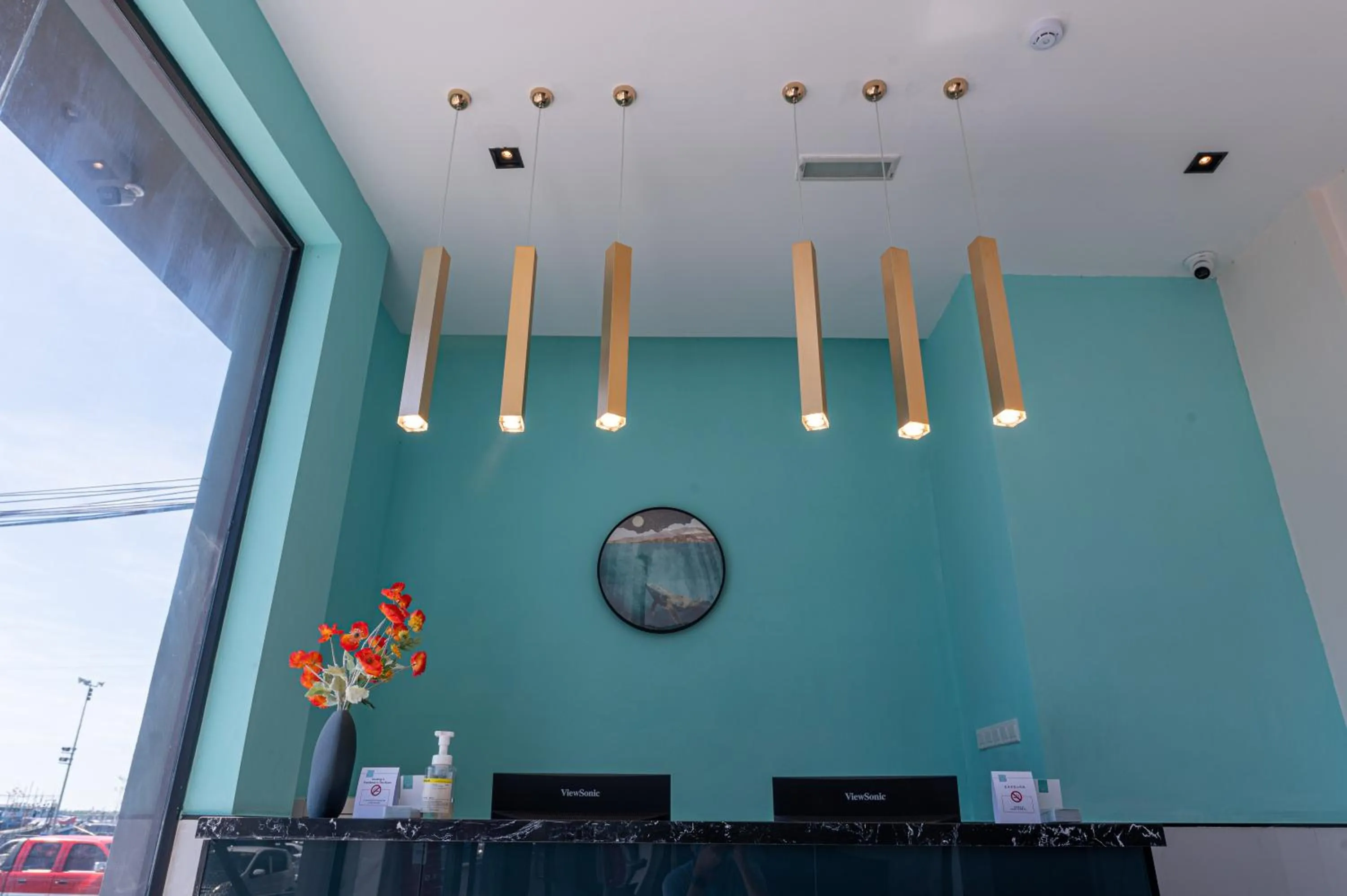 Lobby or reception in Grace Samudera Hotel