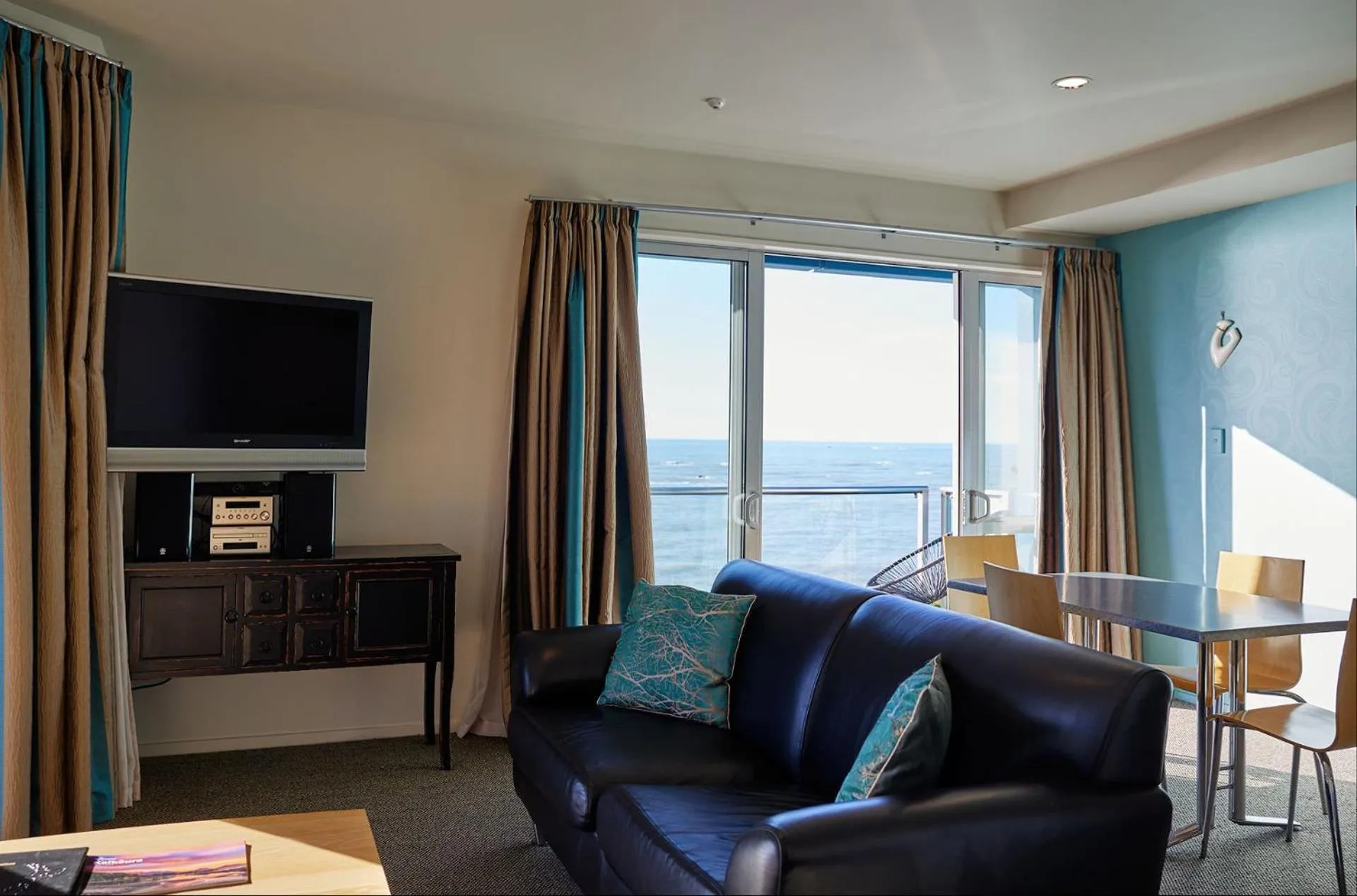 Seating area in Waves on the Esplanade