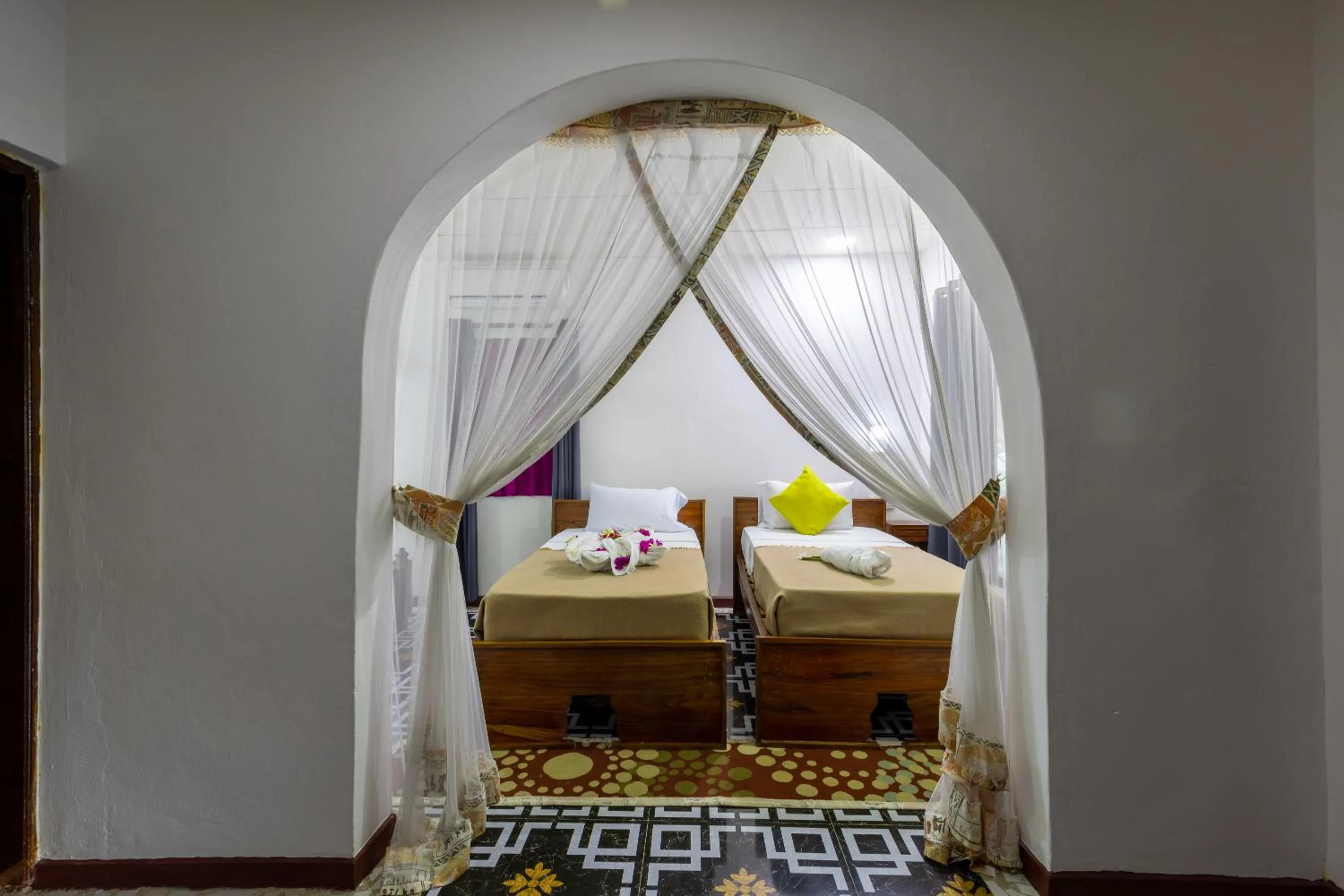 Bed in F-Zeen Boutique Hotel Zanzibar