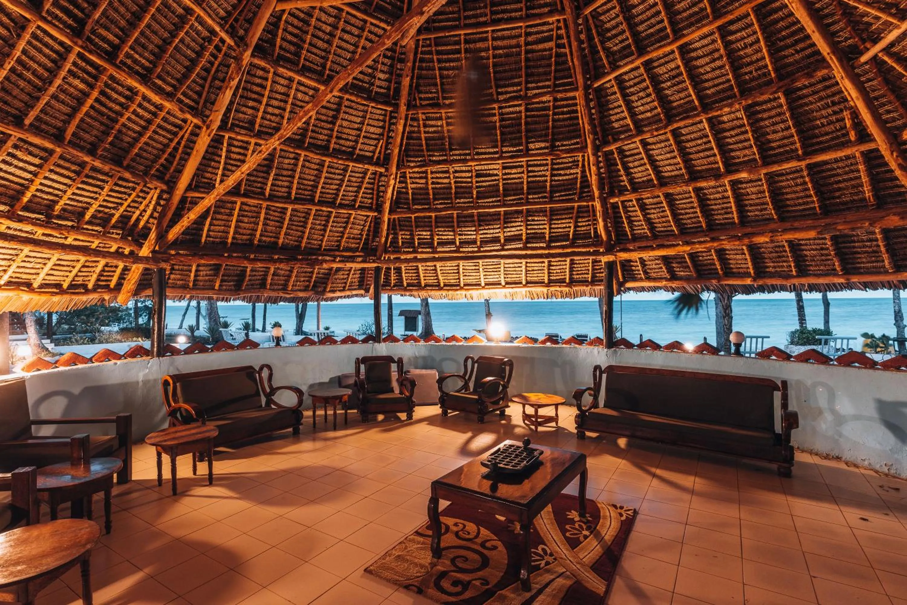 Communal lounge/ TV room in F-Zeen Boutique Hotel Zanzibar