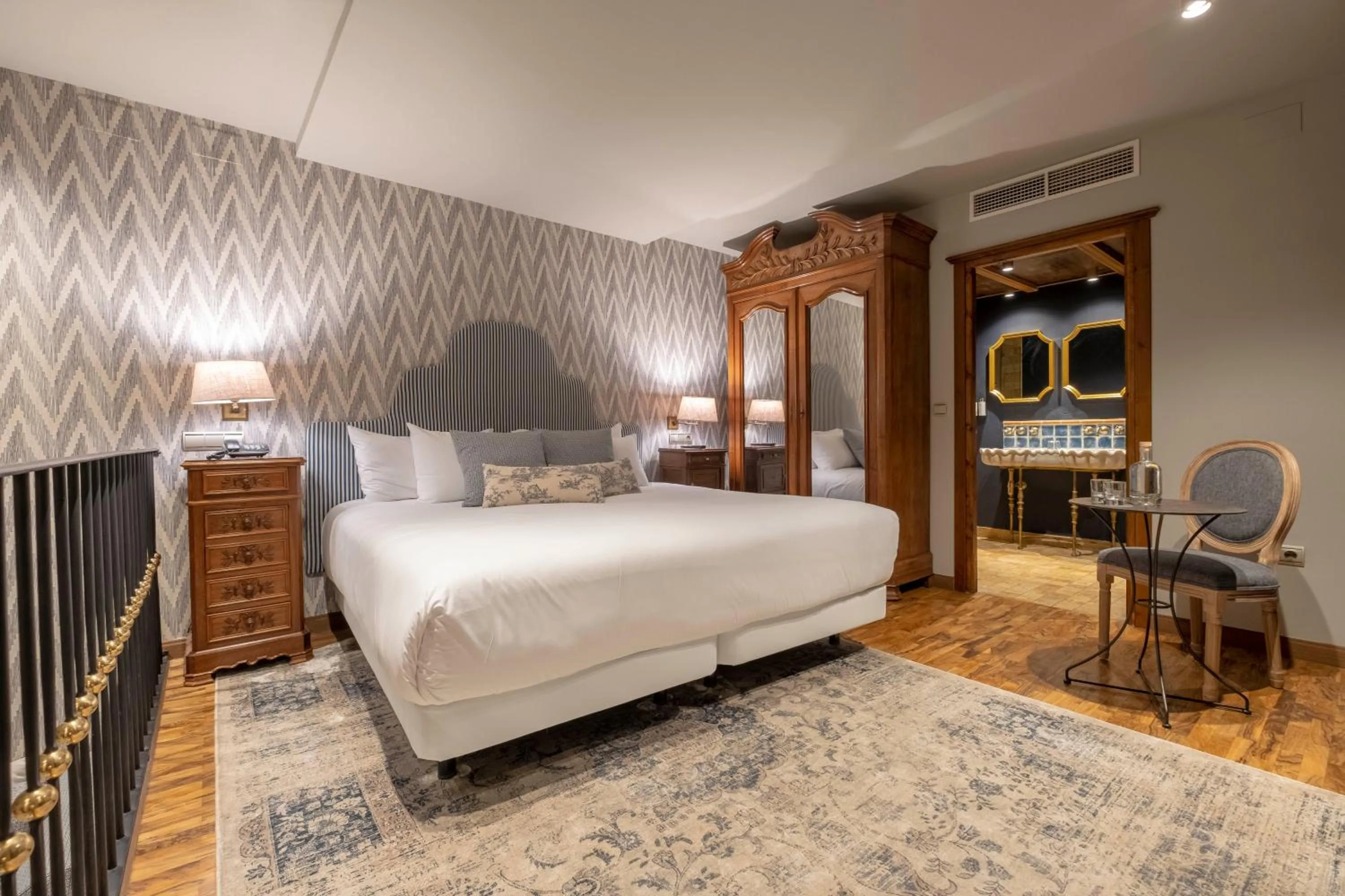 Bed in Hotel Cetina Palacio de los Salcedo