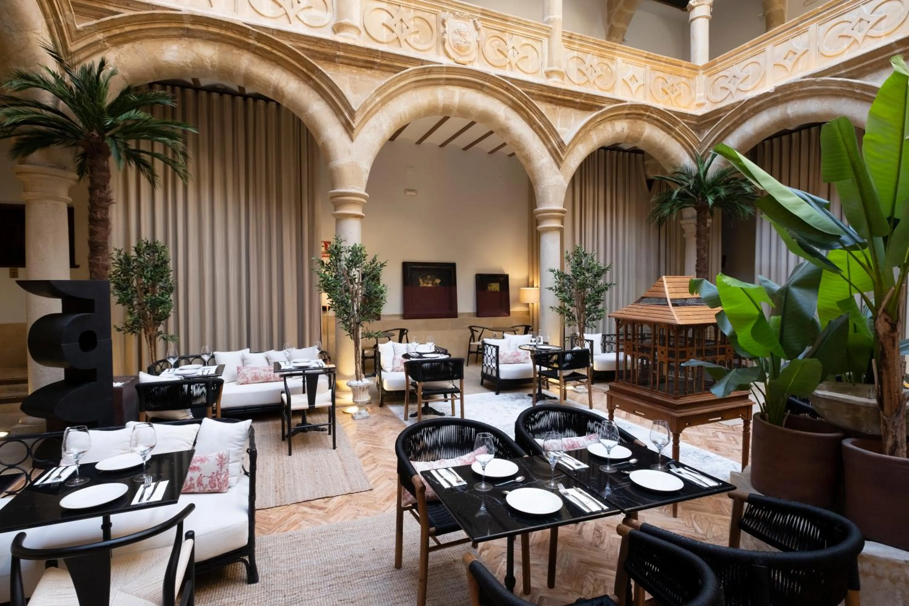 Patio in Hotel Cetina Palacio de los Salcedo