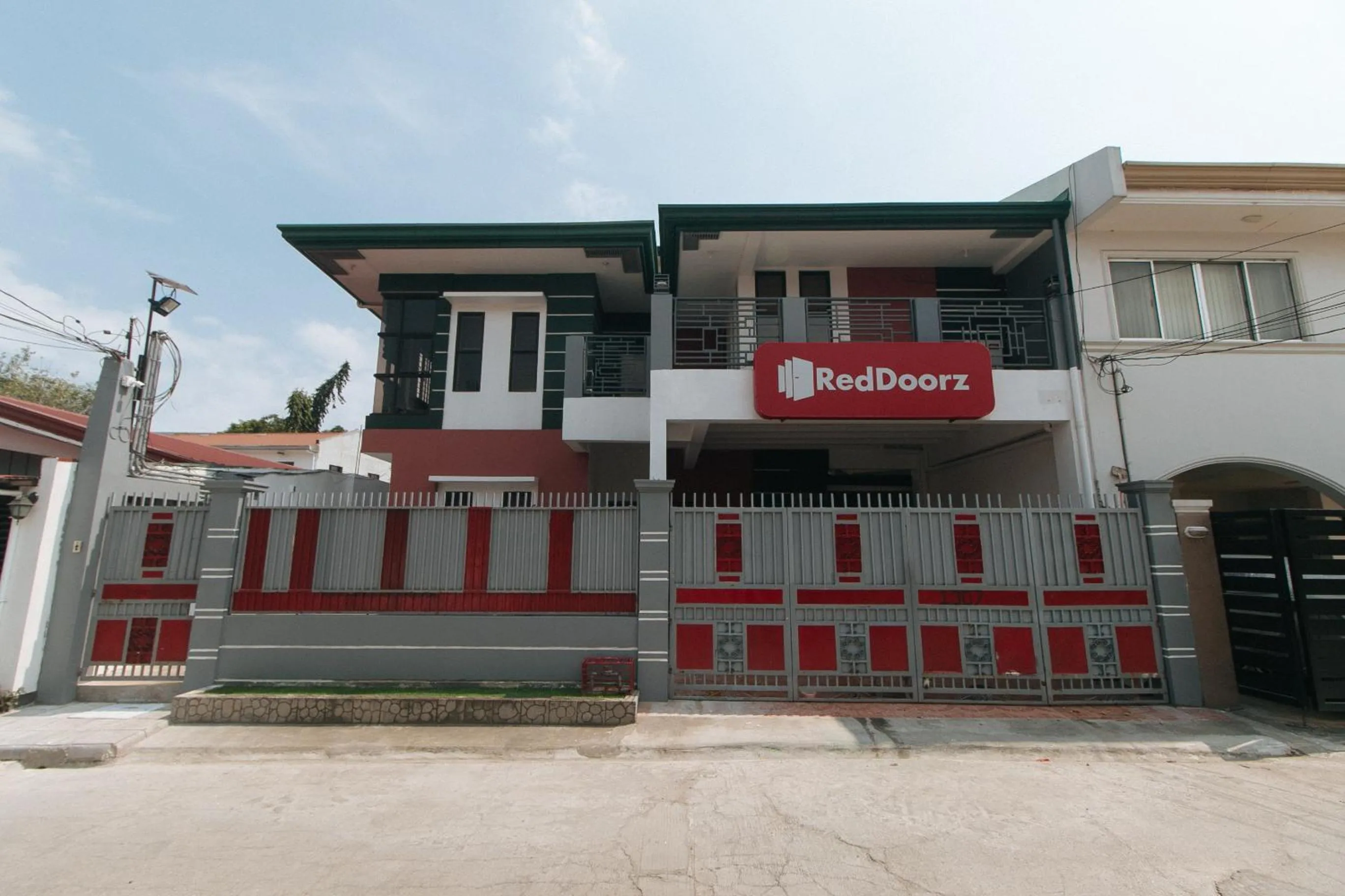 Facade/entrance in RedDoorz @ Alquiza Residences Paranaque