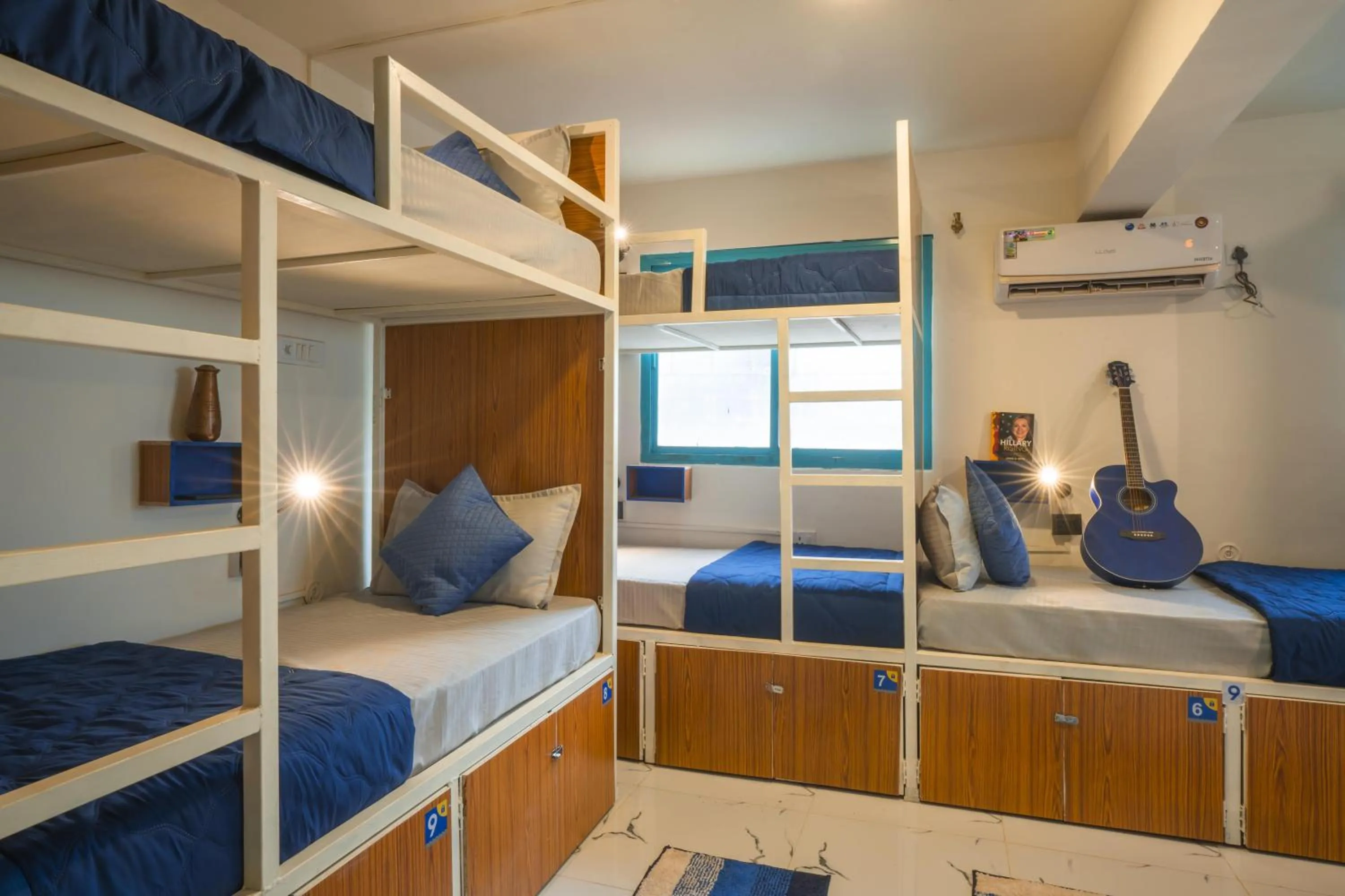 Bed in Shalom Backpackers Anjuna Goa