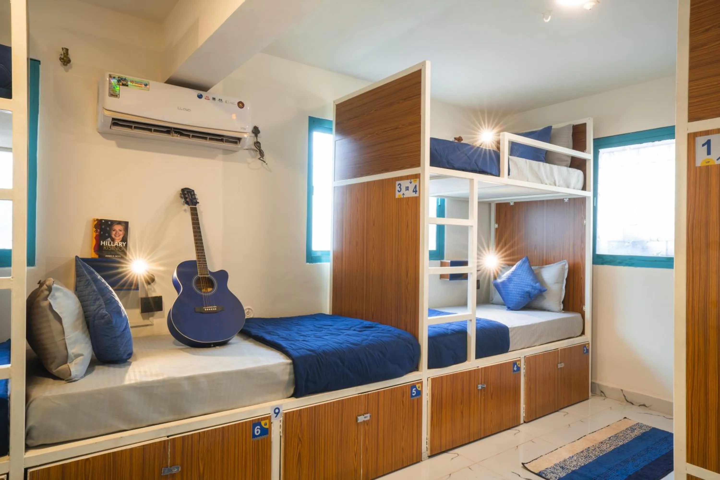 Bed in Shalom Backpackers Anjuna Goa