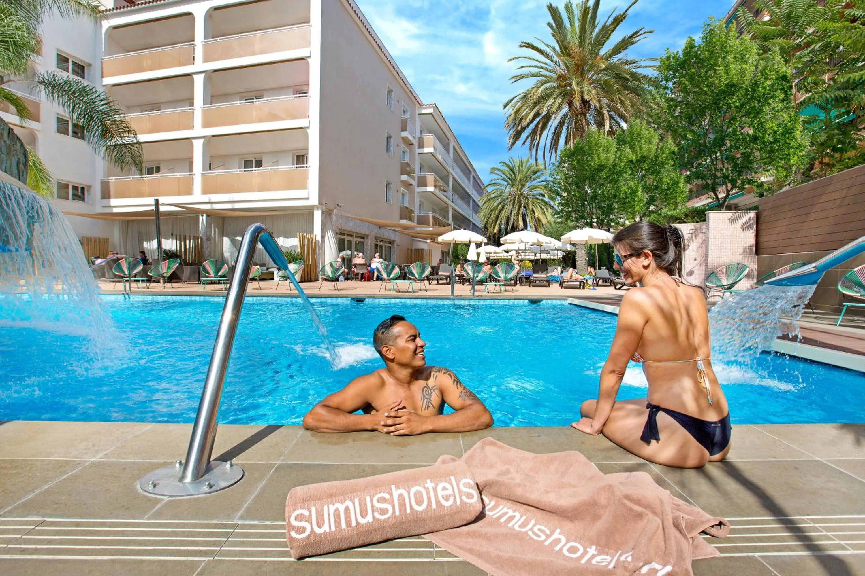 Swimming pool in Sumus Hotel Monteplaya & SPA 4Sup - Adults Only