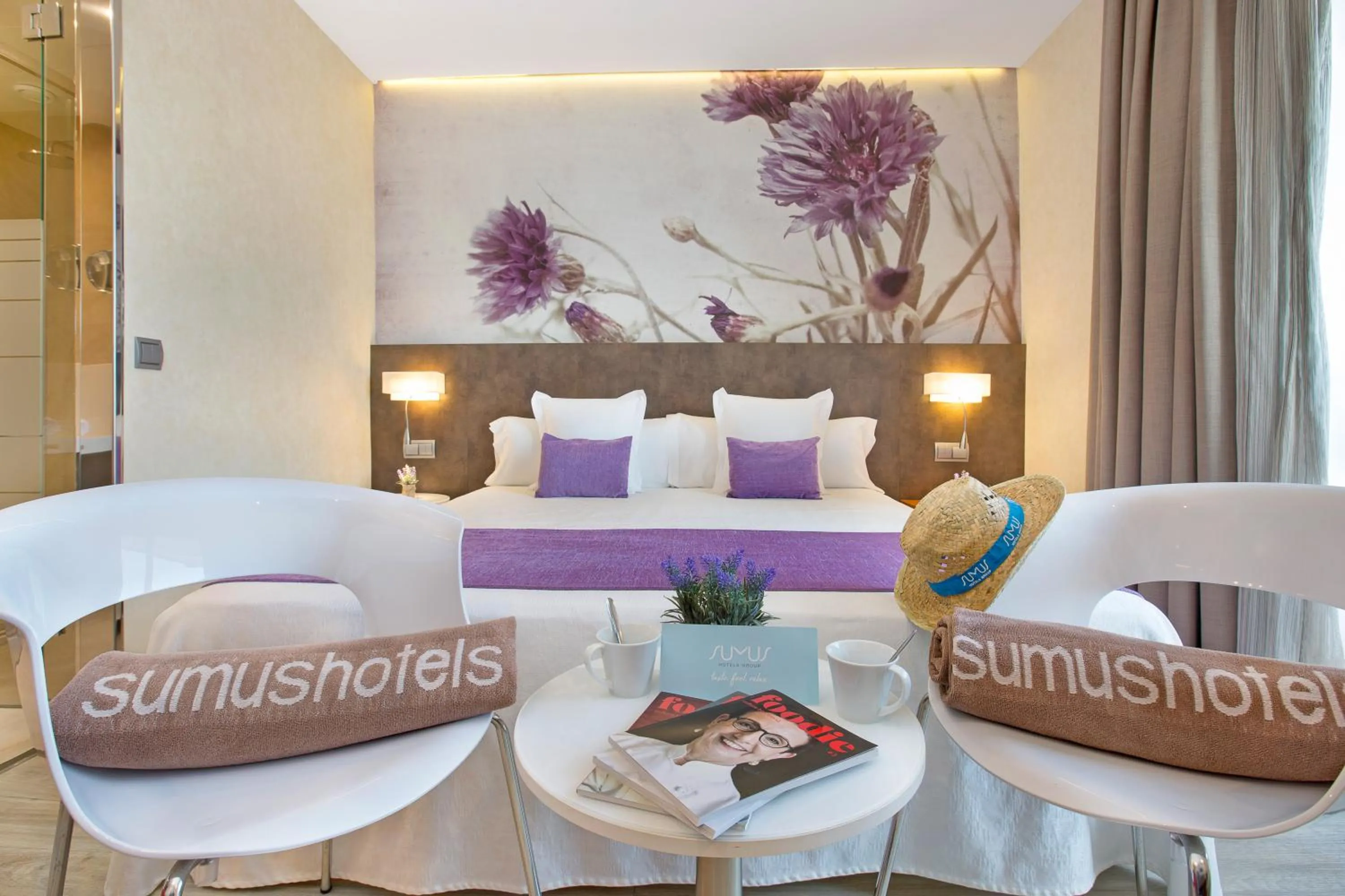 Bed in Sumus Hotel Monteplaya & SPA 4Sup - Adults Only