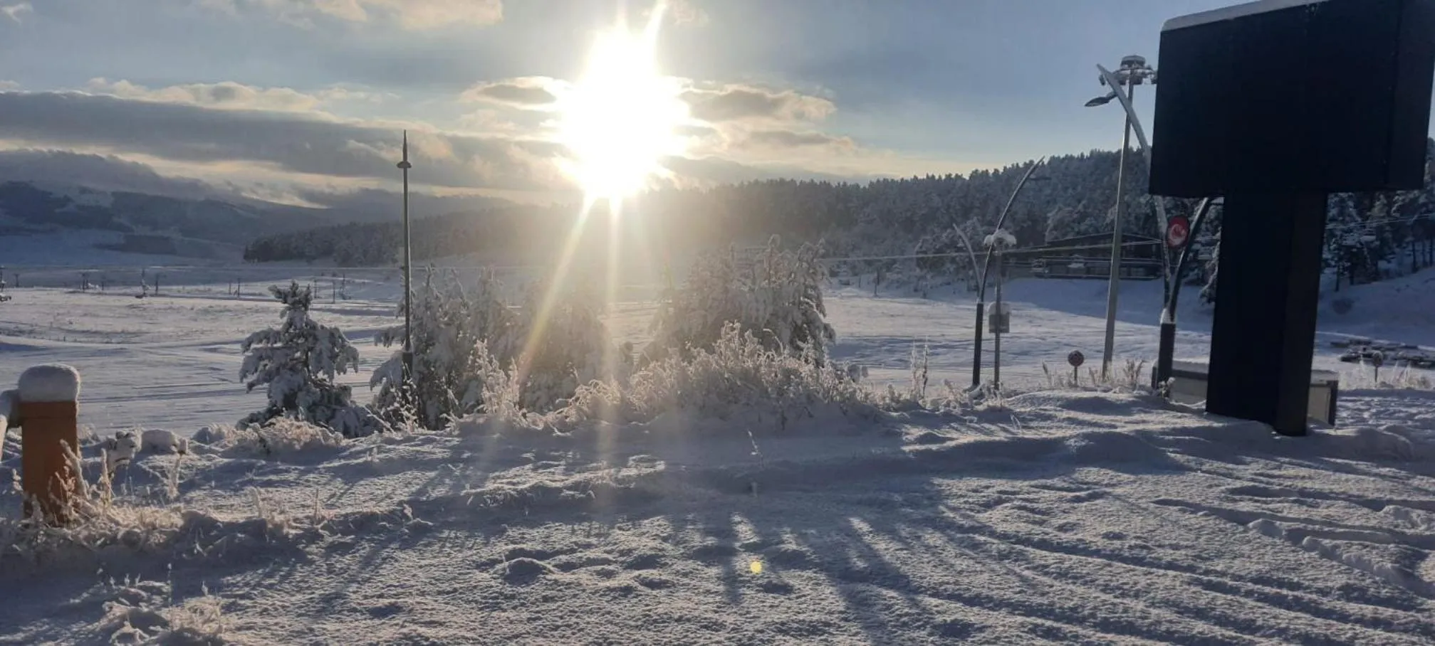 Natural landscape in Duja Chalet Ski Center