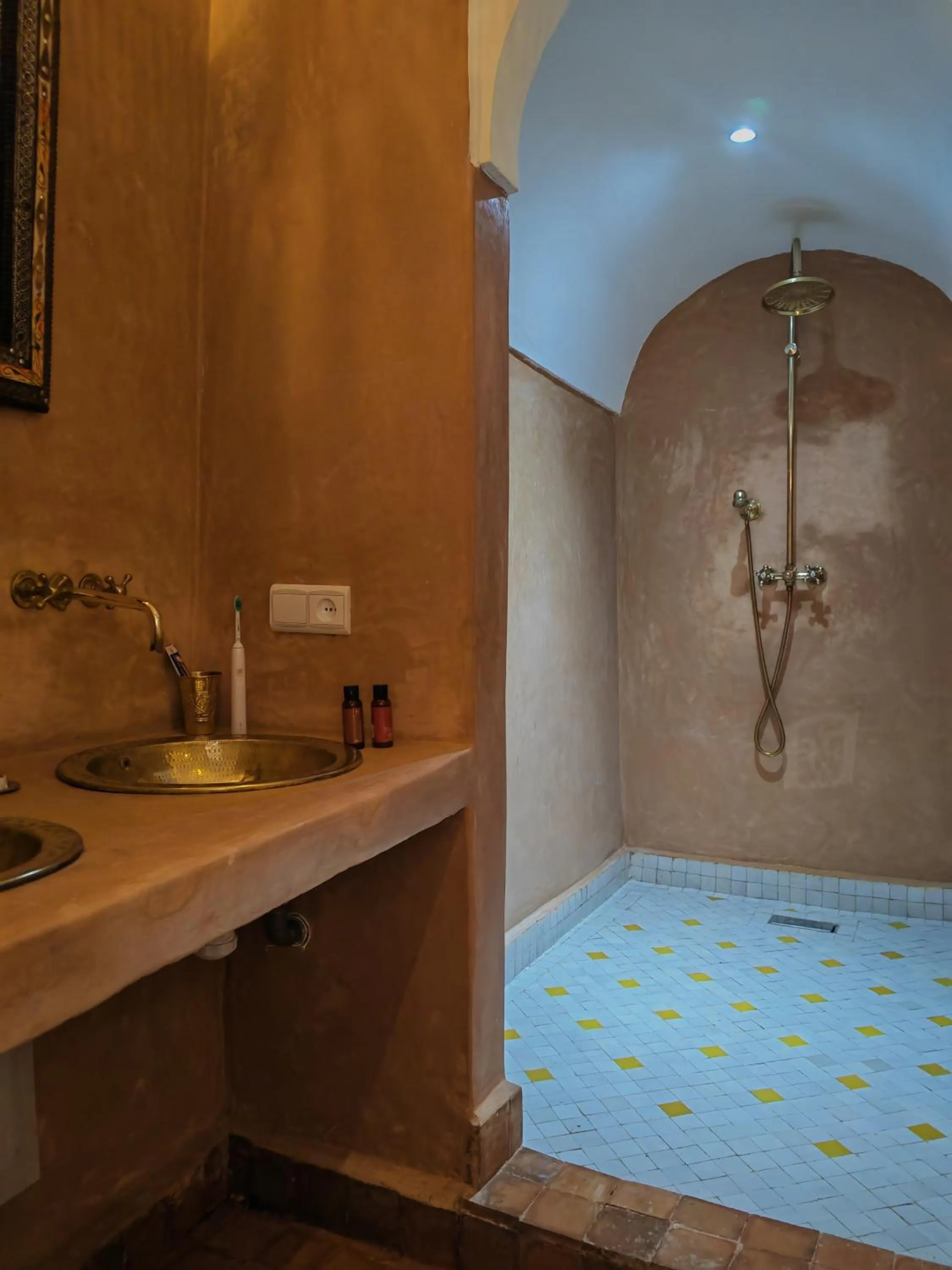 Bathroom in Riad Villa Berna under Swiss Management