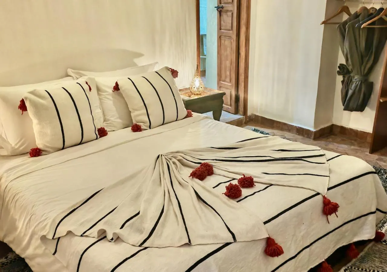 Bedroom, Bed in Riad Villa Berna under Swiss Management