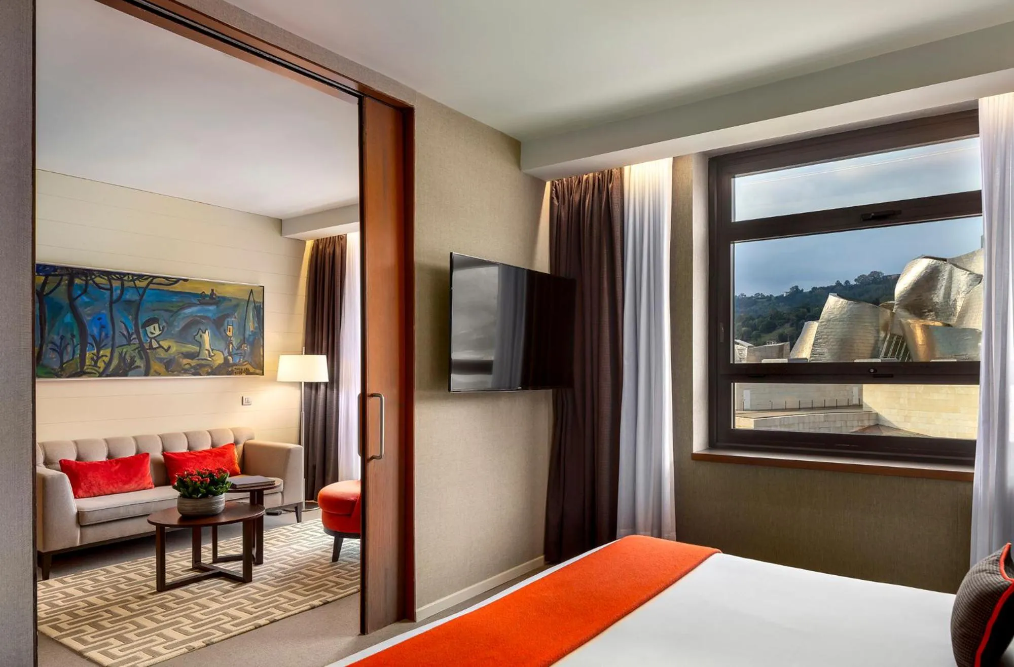 Bed in The Artist Grand Hotel of Art