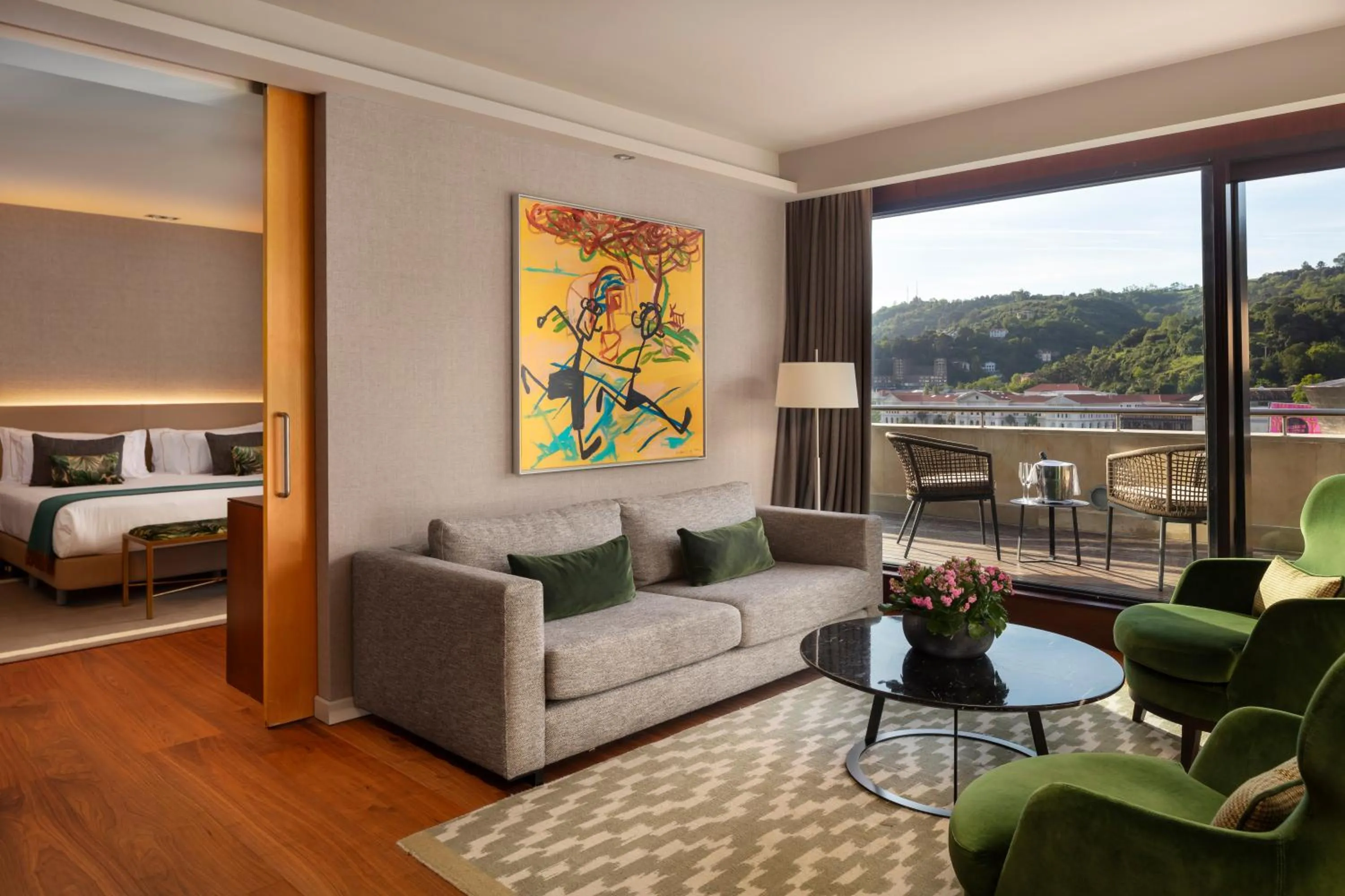 Bed in The Artist Grand Hotel of Art