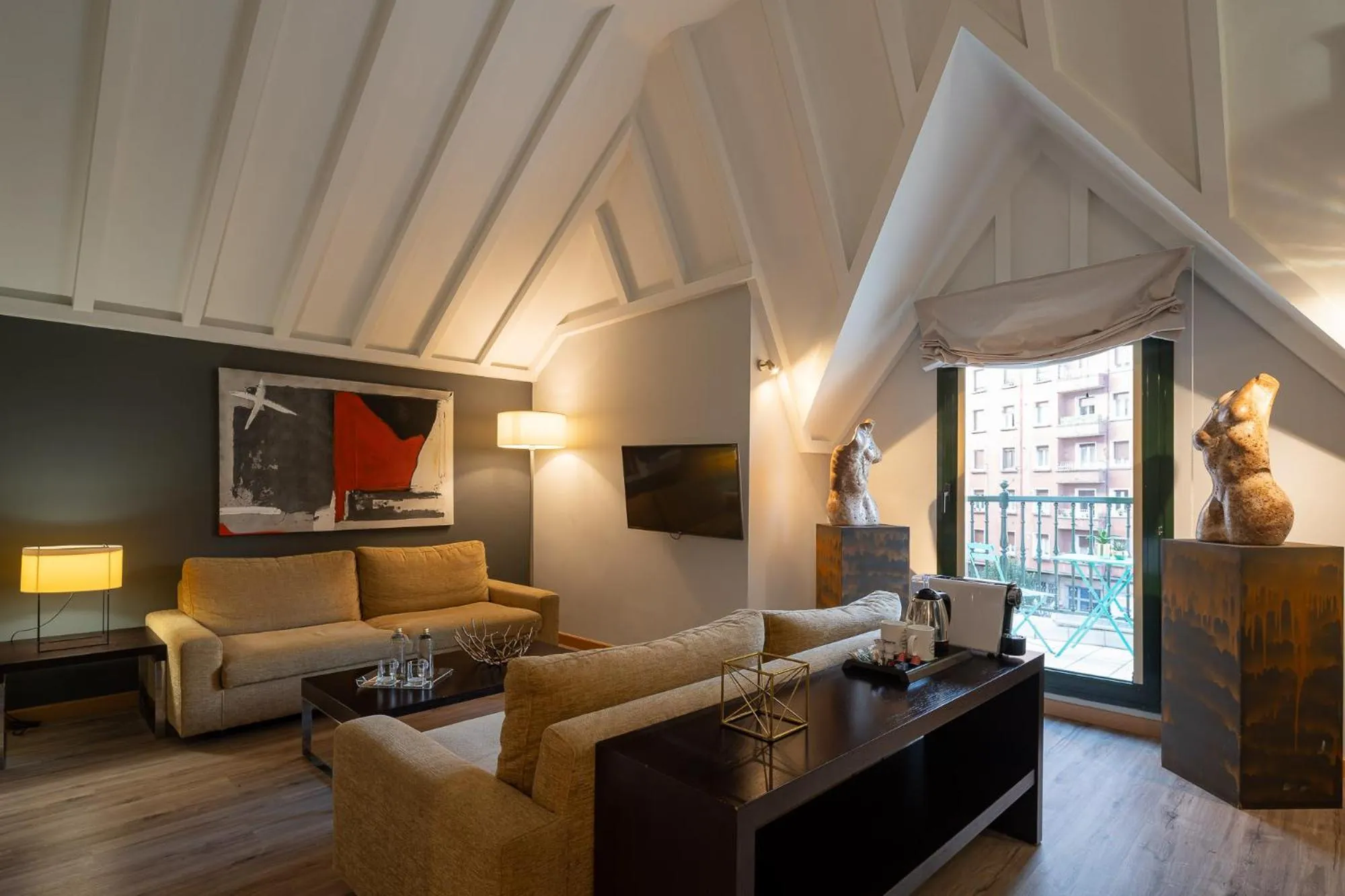 Living room in Hotel Indautxu