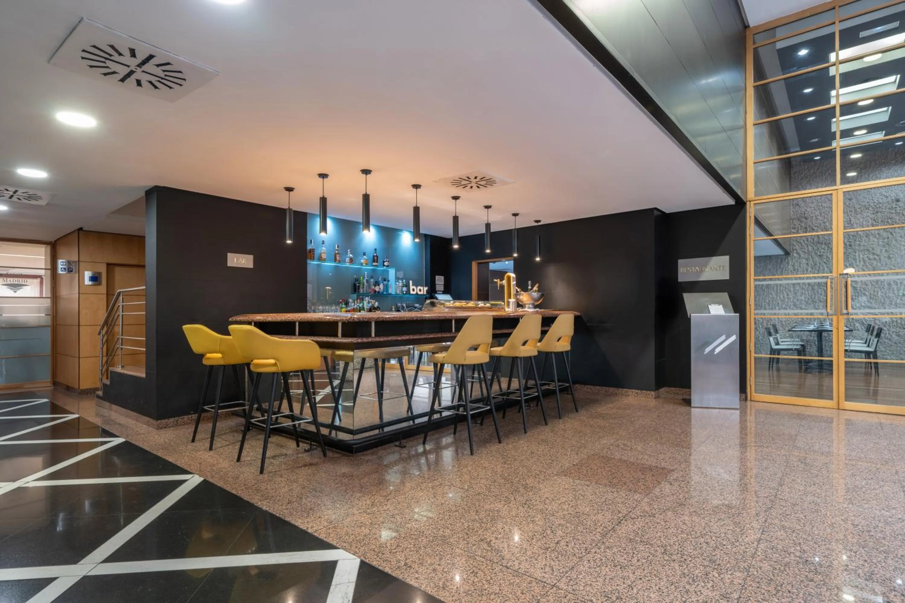 Lounge or bar in Eurostars Puerta Madrid