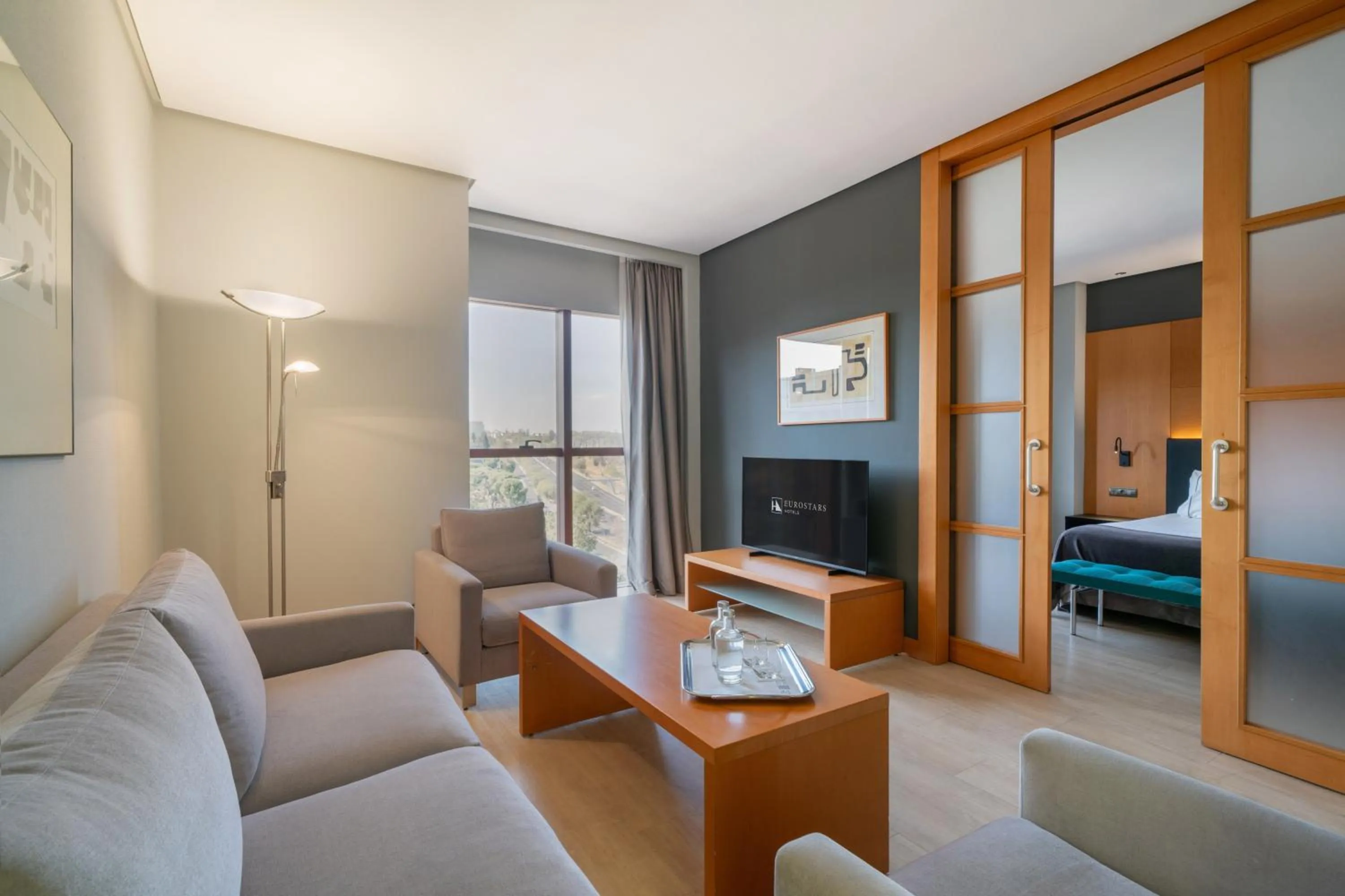 Living room in Eurostars Puerta Madrid