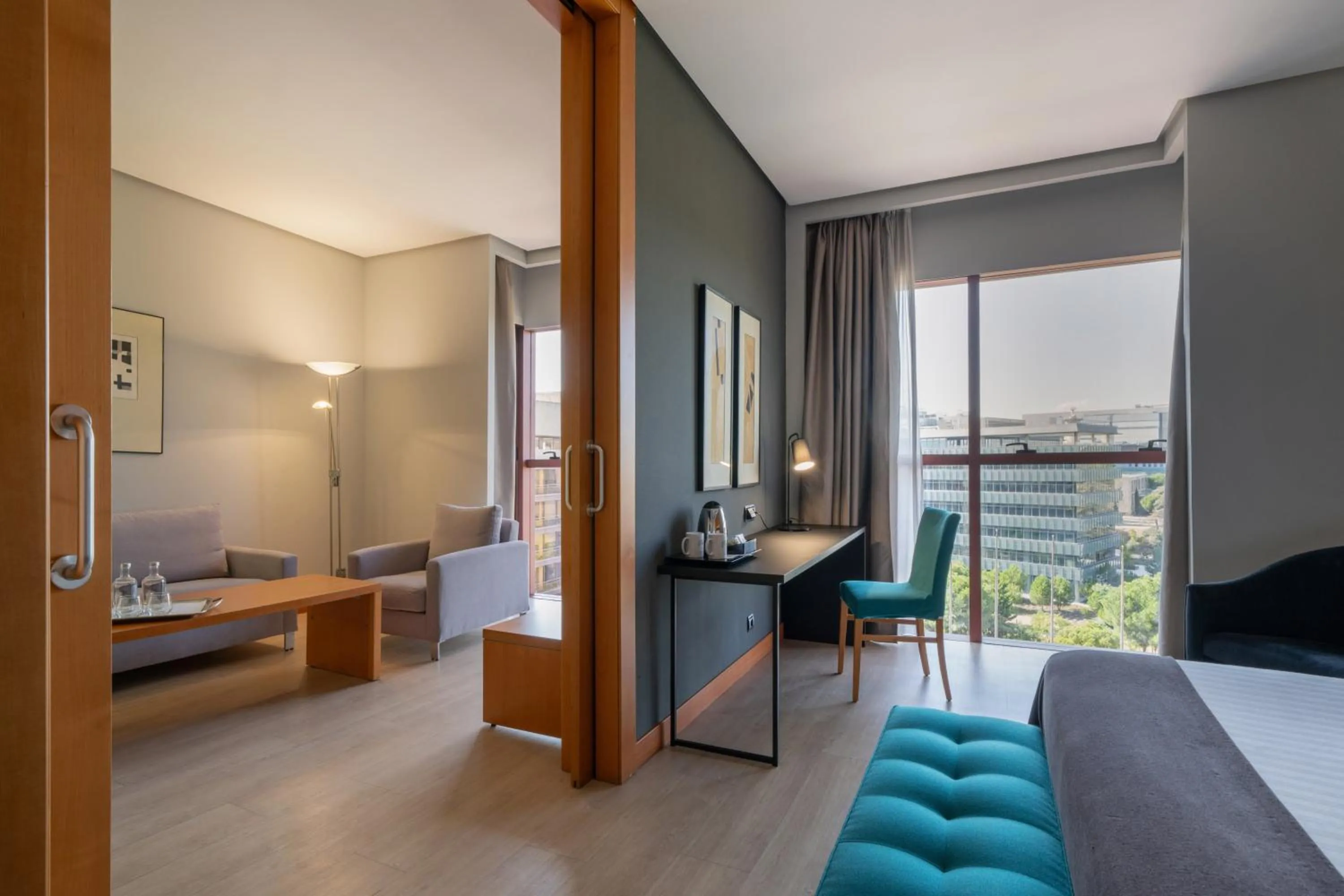 Living room in Eurostars Puerta Madrid