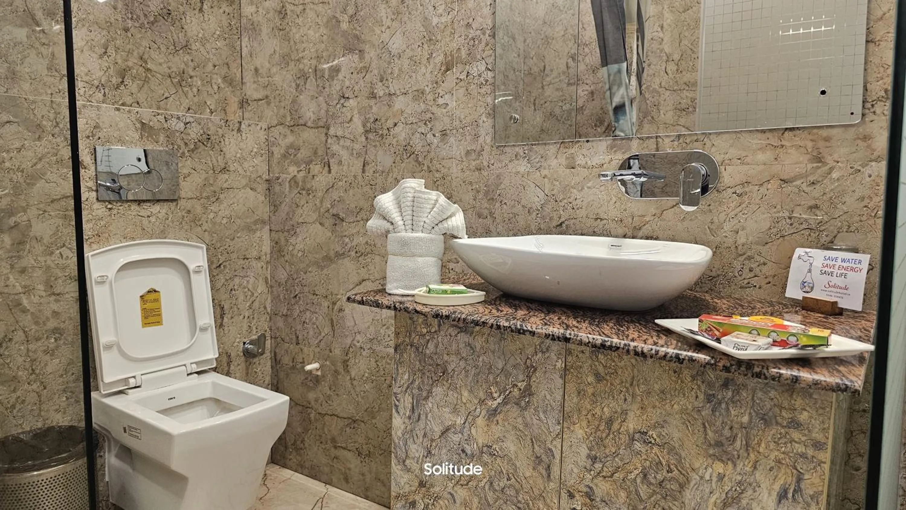 Shower in Solitude, The Boutique Hotel