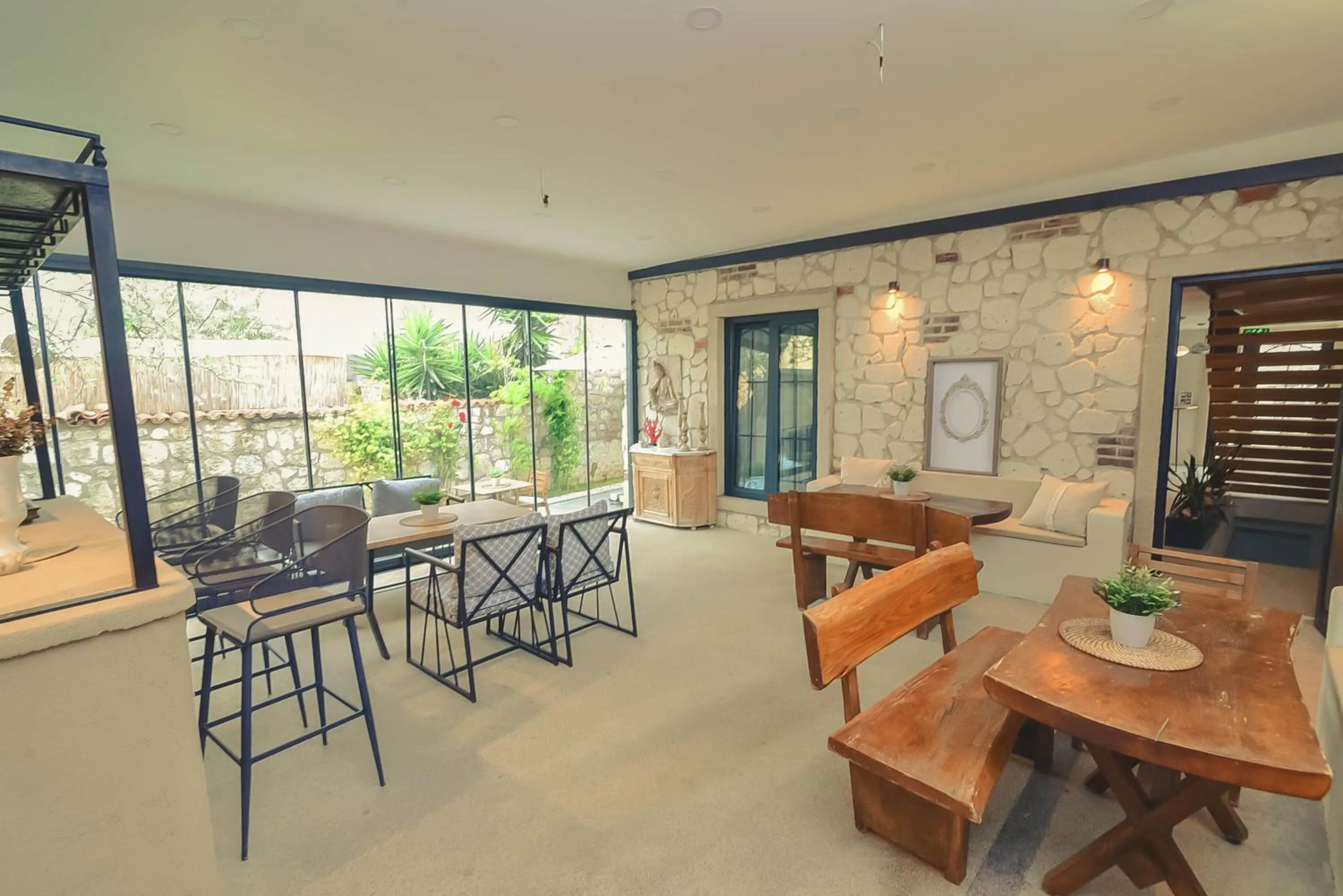 Seating area in Sulty's Avlu