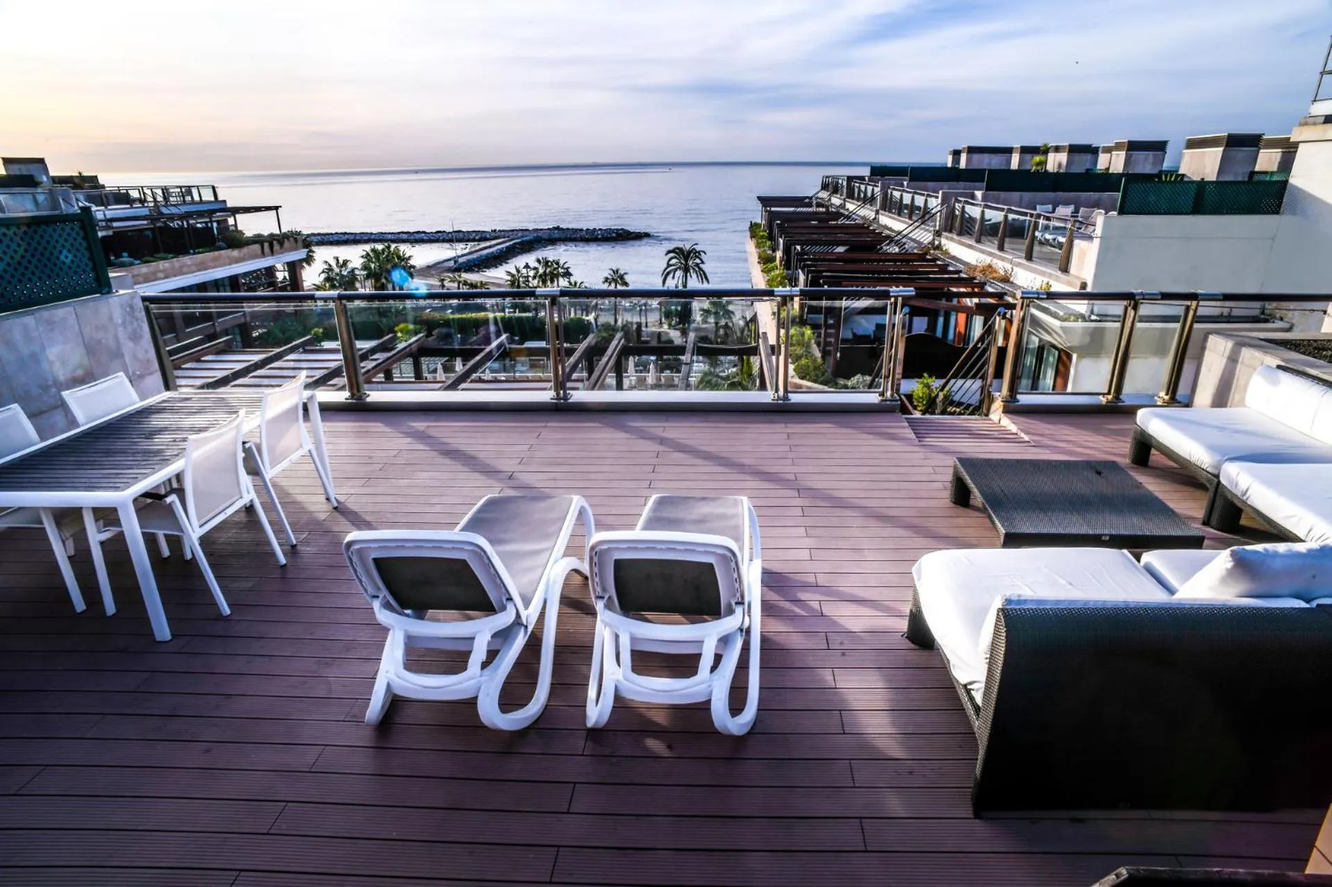 Balcony/Terrace in Gran Hotel Guadalpín Banus