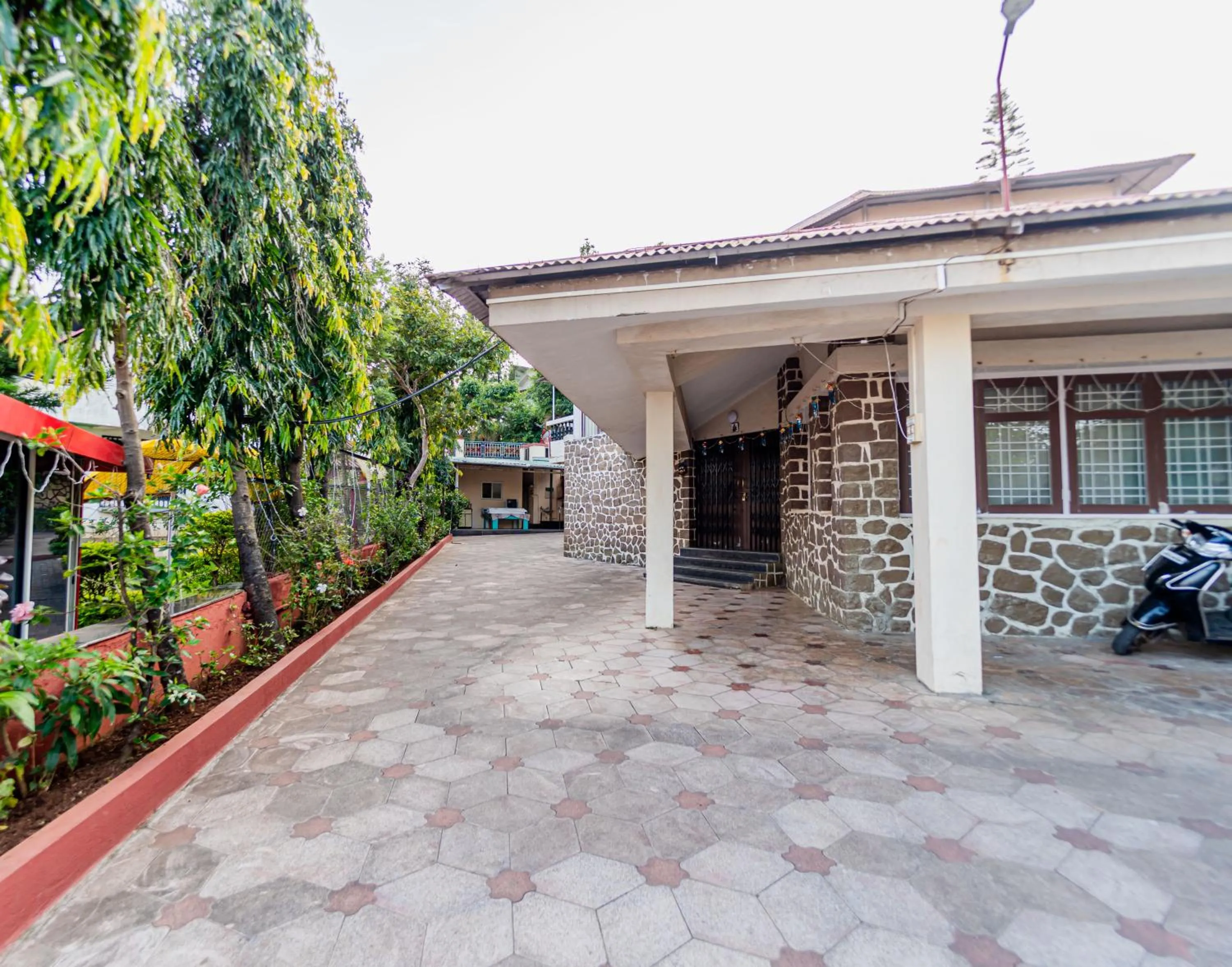 Parking in Treebo Raval Resort with Valley View