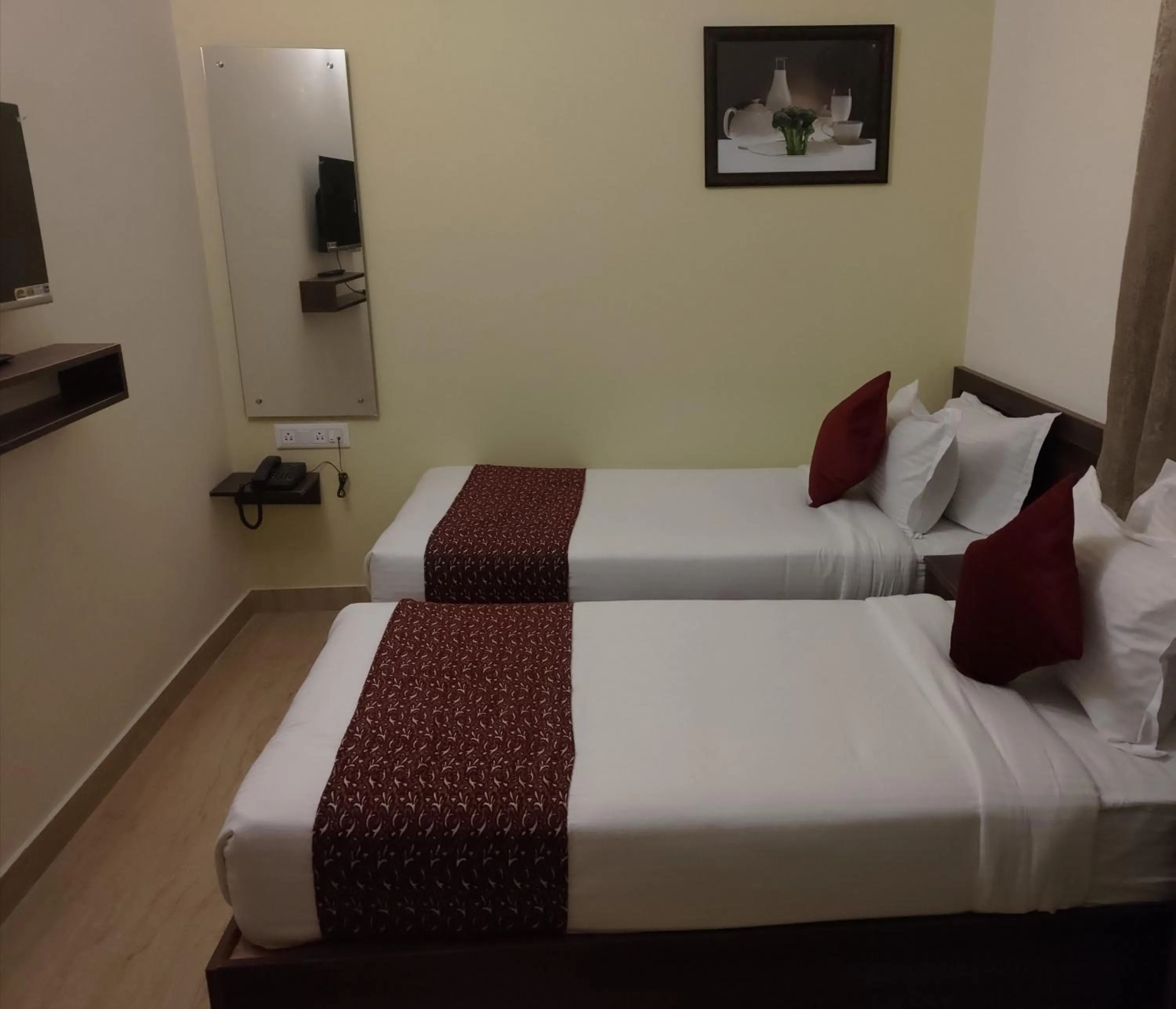 Bed in Hotel Bangalore Airport Inn, Near kempegowda Airport, Airport Pickup & Drop Available 24X7