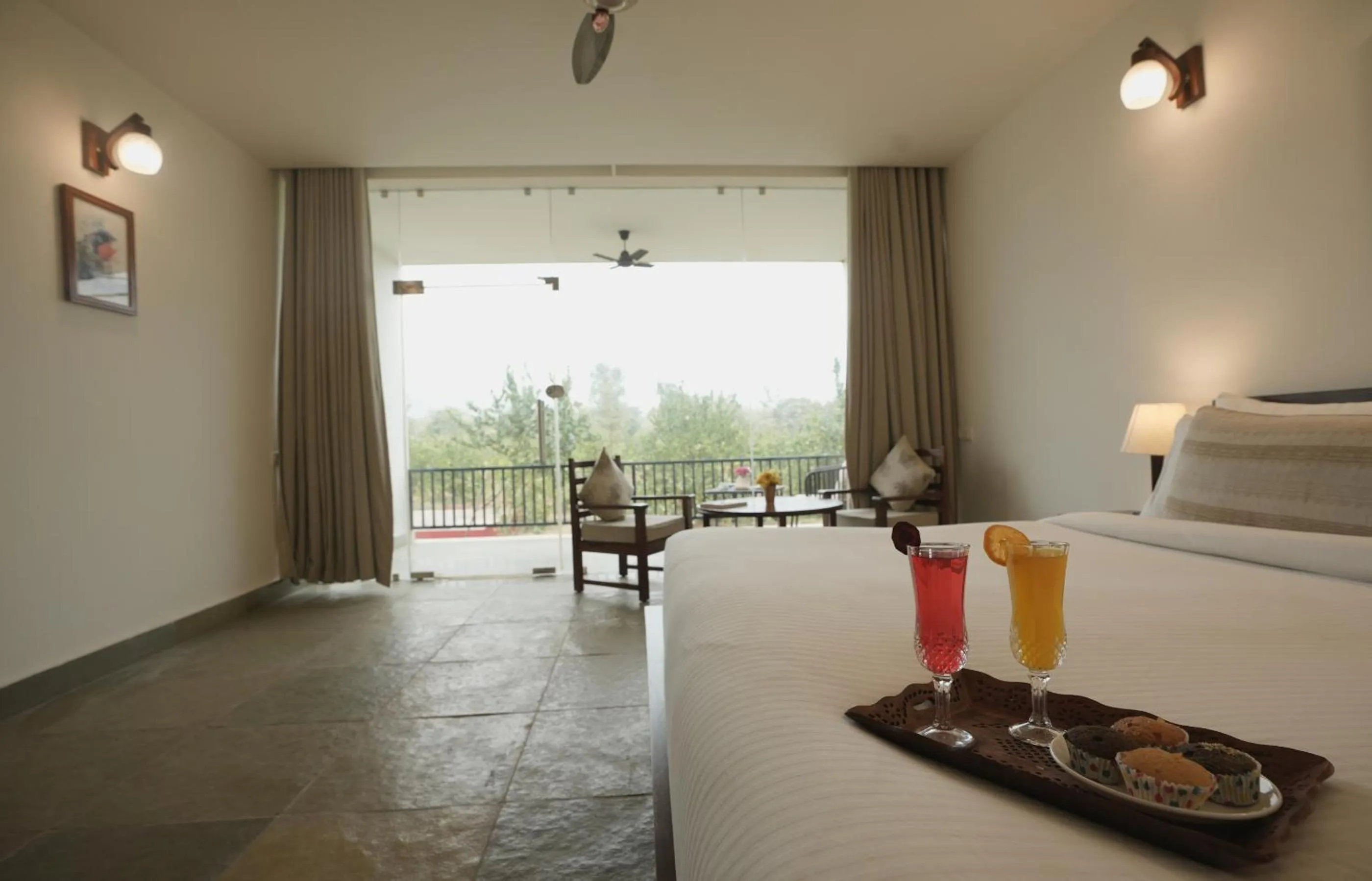 Bedroom in Guldaar Sariska - A luxury Forest Resort