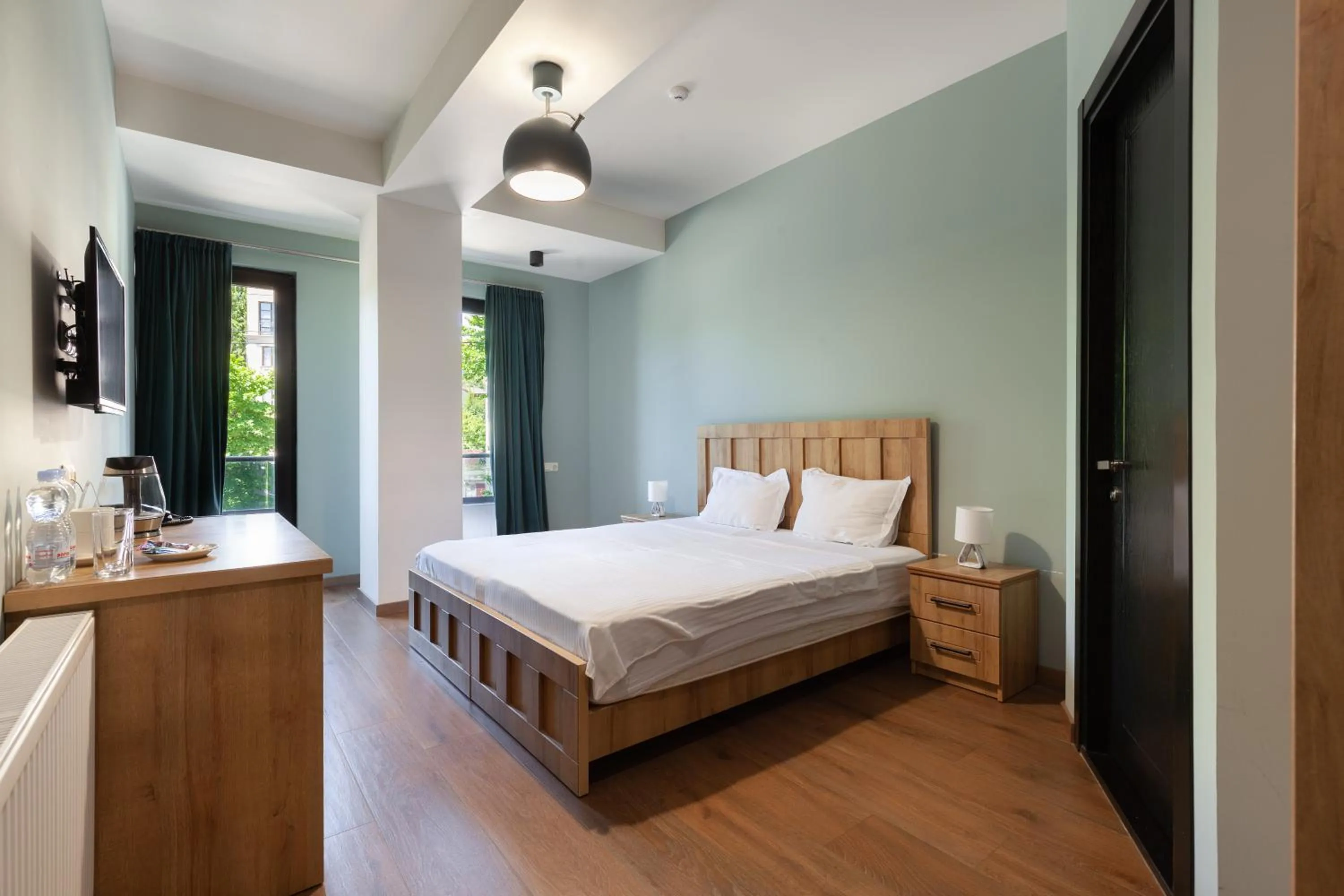 Bed in Hotel InnDigo in Kutaisi