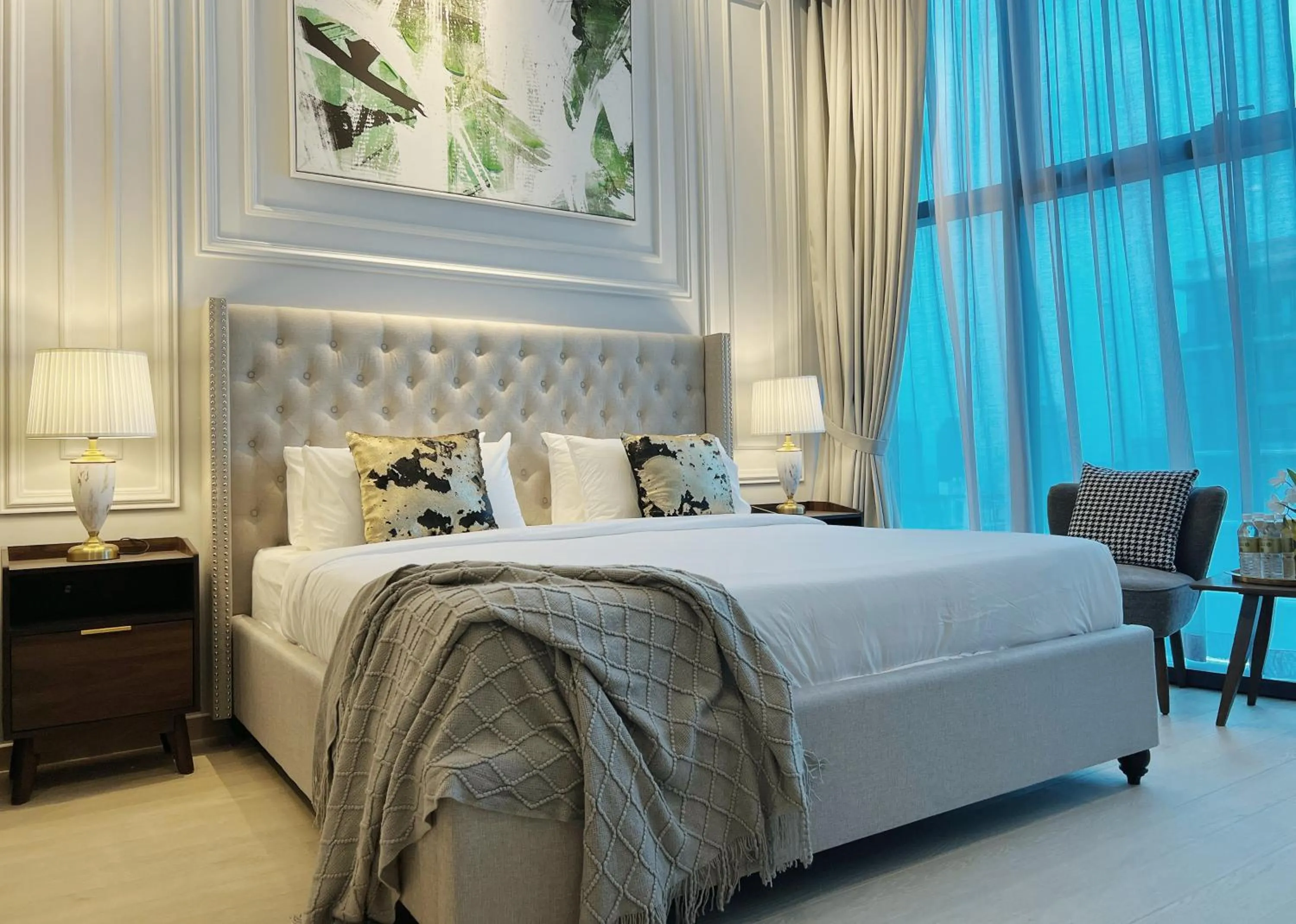 Bed in The Eaton Residences by Times 8